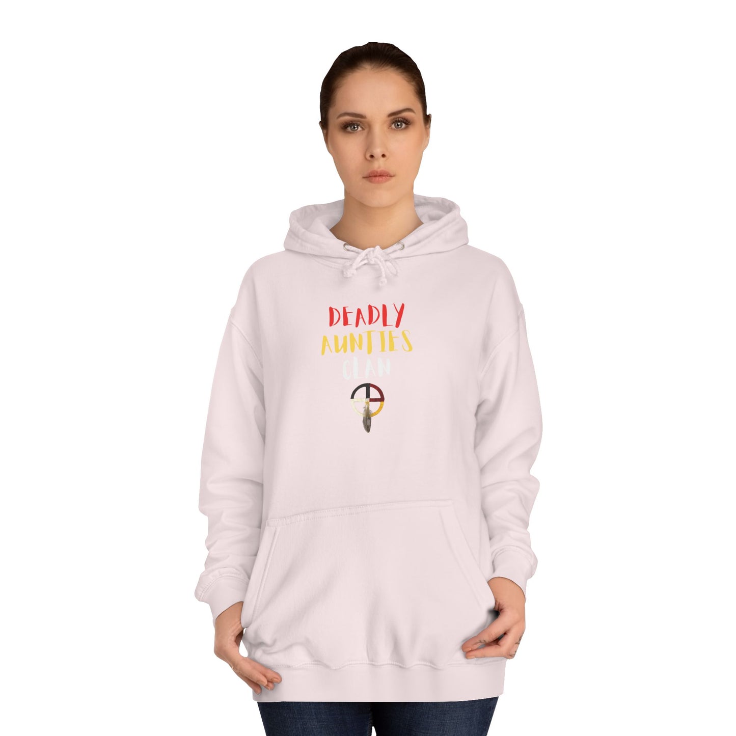 Deadly Aunties Clan - Unisex College Hoodie