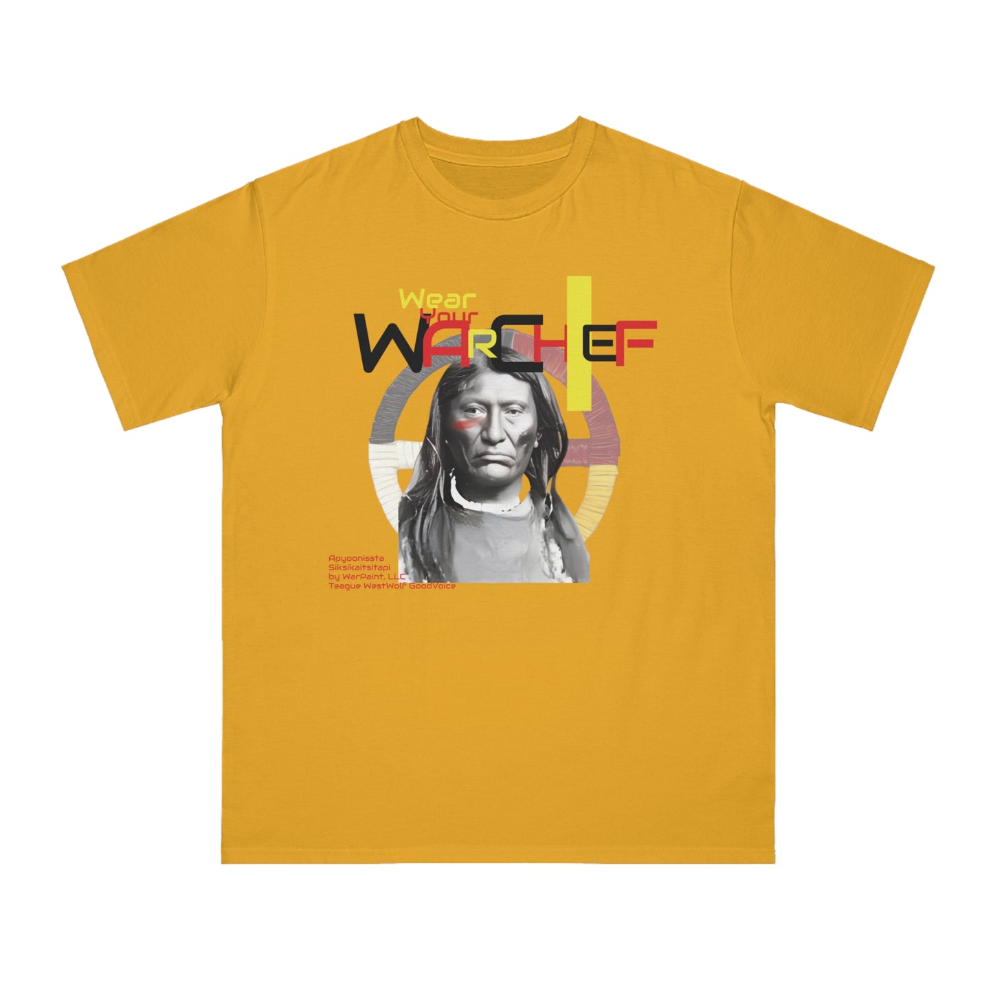 WearYourWarChief - Chief White Calf - Organic Unisex Classic T-Shirt