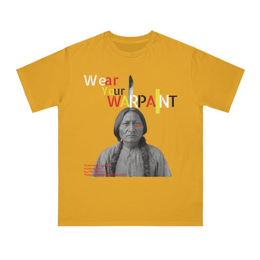 Tȟatȟáŋka Íyotake (Chief Sitting Bull) of the Húŋkpapȟa (Lakota Tribe) Wear Your WarPaint LLC by Teague WestWolf GoodVoice - Organic Unisex Classic T-Shirt