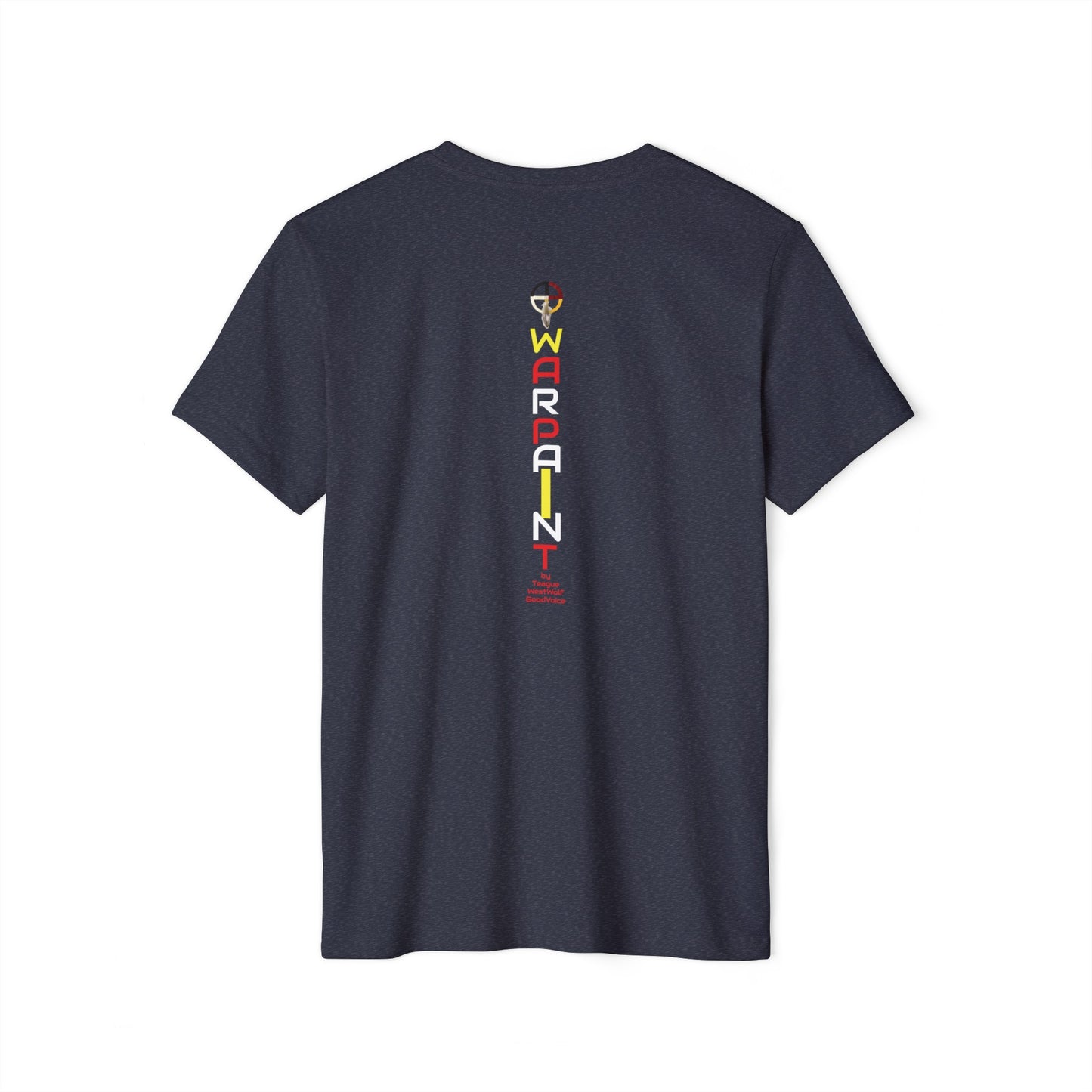 Wear Your WarChief - Piitaaki (Eagle Woman - Lily Gladstone) of the Siksikaitsitapi (Blackfoot Speaking Real People) - Unisex Recycled Organic T-Shirt