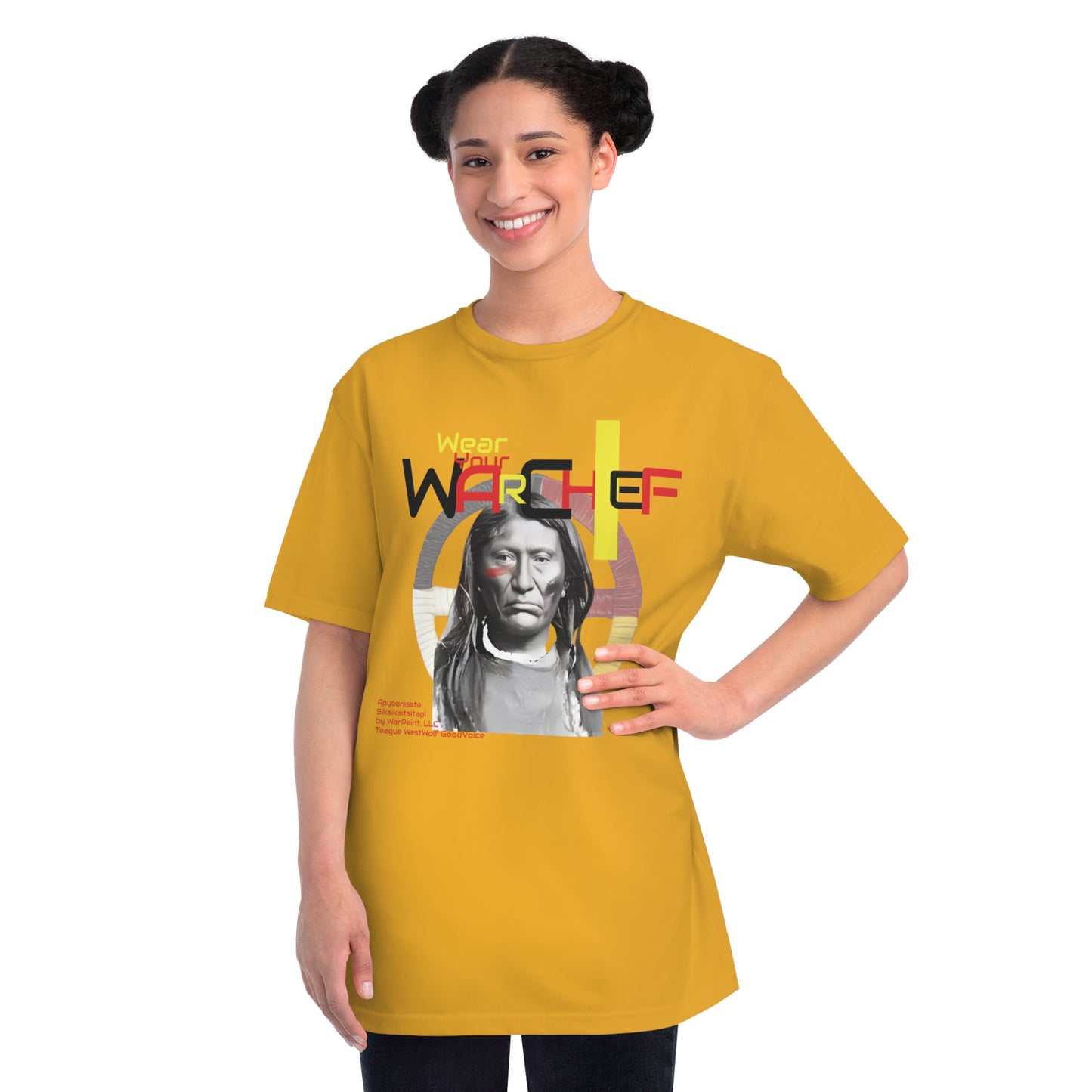 WearYourWarChief - Chief White Calf - Organic Unisex Classic T-Shirt