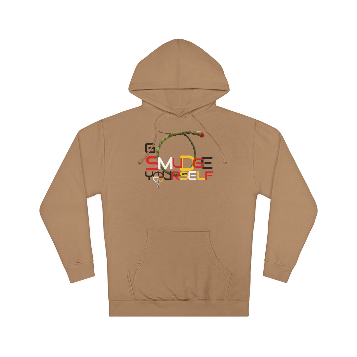 406WholeSale - Go Smudge YourSelf Medicine Wheel - Unisex Hooded Sweatshirt