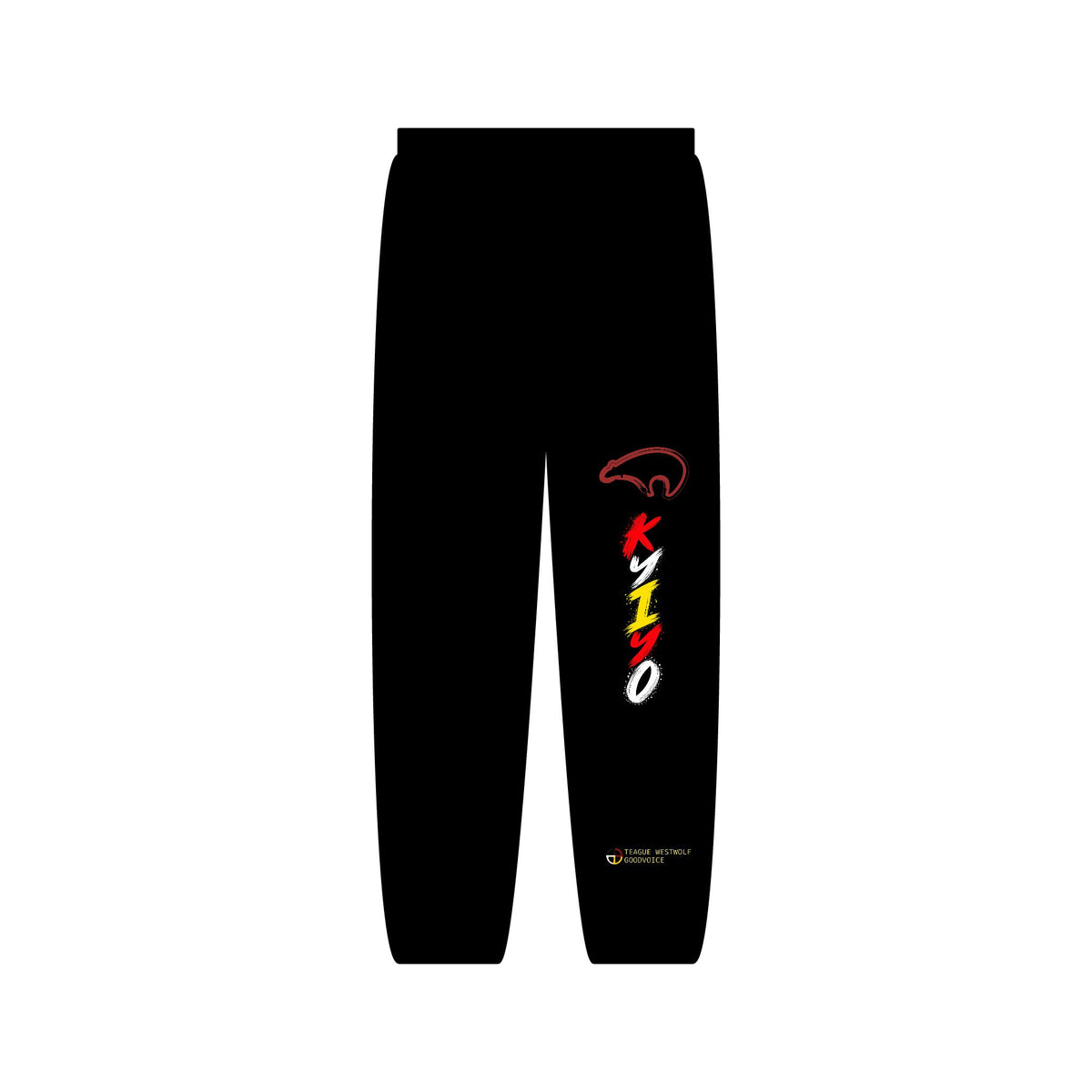 Kiyo Vertical Logo Sweatpants — Minimal Streetwear Joggers