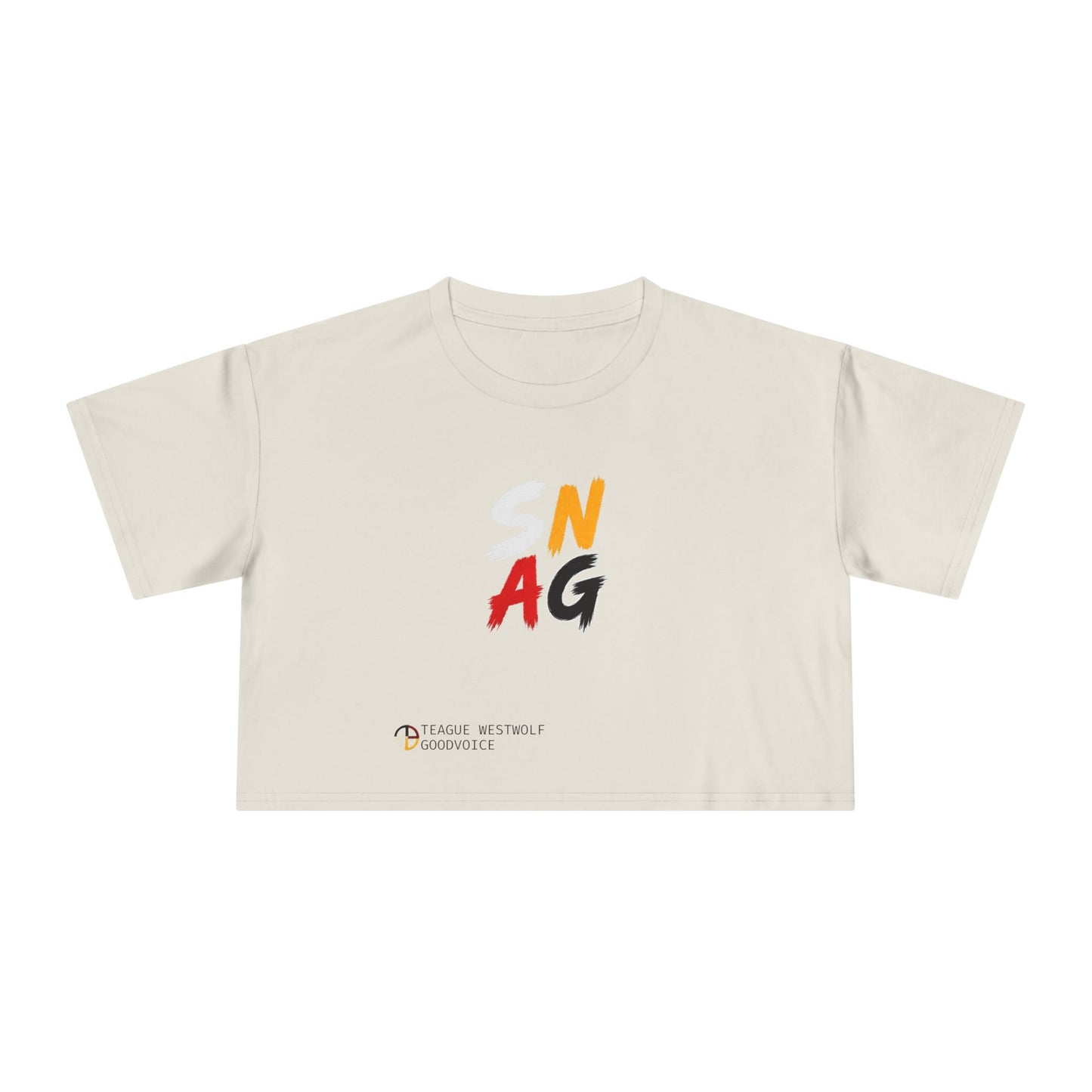 SNAG Graphic Crop Tee — Women's Urban Streetwear Top