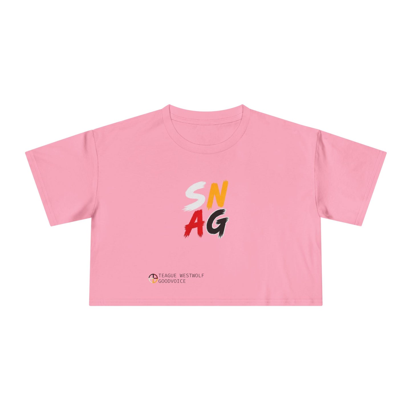 SNAG Graphic Crop Tee — Women's Urban Streetwear Top