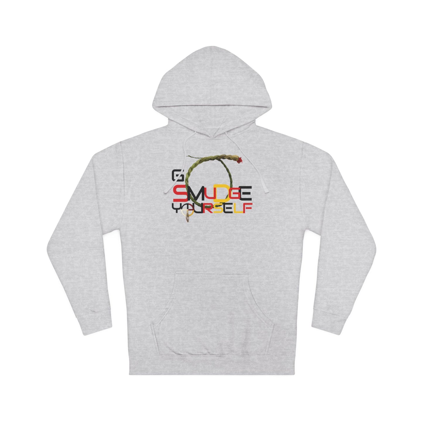 406WholeSale - Go Smudge YourSelf Medicine Wheel - Unisex Hooded Sweatshirt