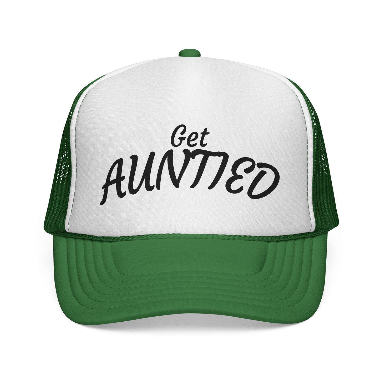 Get Auntie'd Trucker Hat - by Teague WestWolf GoodVoice
