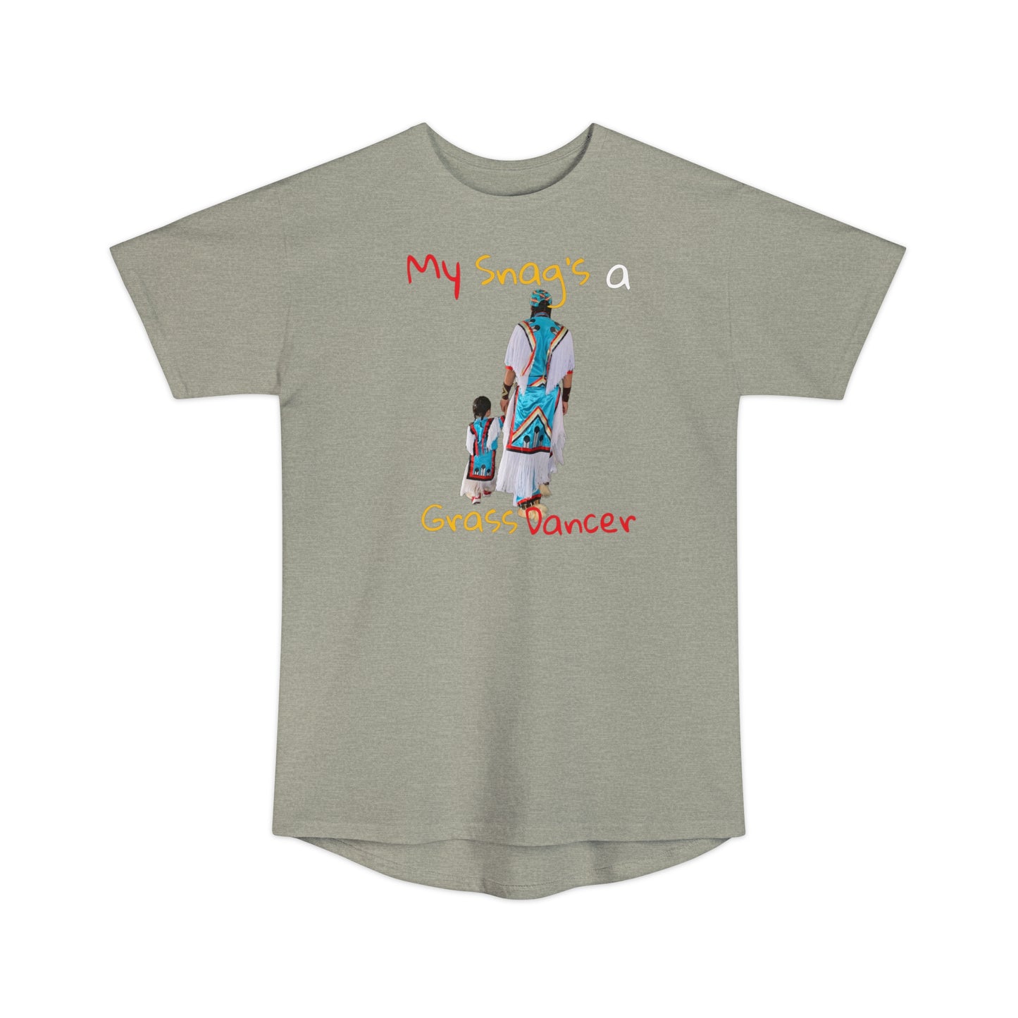 My Snag’s a Grass Dancer/W Teague WestWolf & Son Natu’Okomii - Unisex Long Body Urban Tee