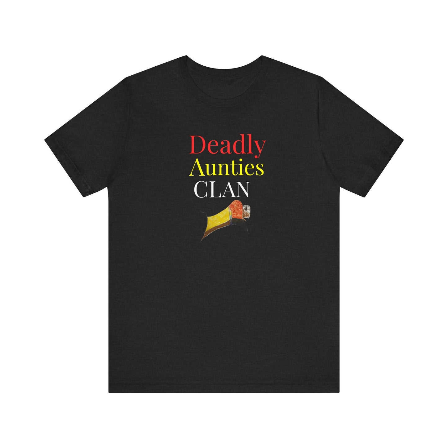 Deadly Aunties Clan - Blackfoot Ledger Art -  by Teague WestWolf GoodVoice - Unisex Tee