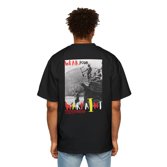 406WholeSale - AS5080(OverSized) -WomanFRONTManBACK - Men's Heavy Oversized Tee