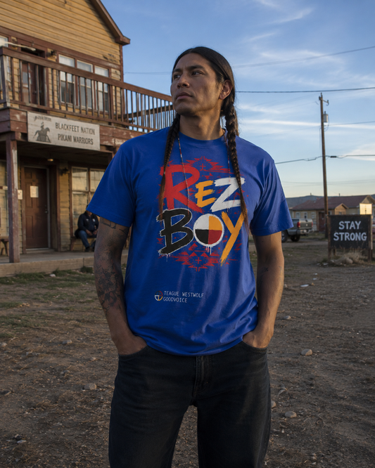 Rez Boy T‑Shirt — Native Pride Graphic Tee