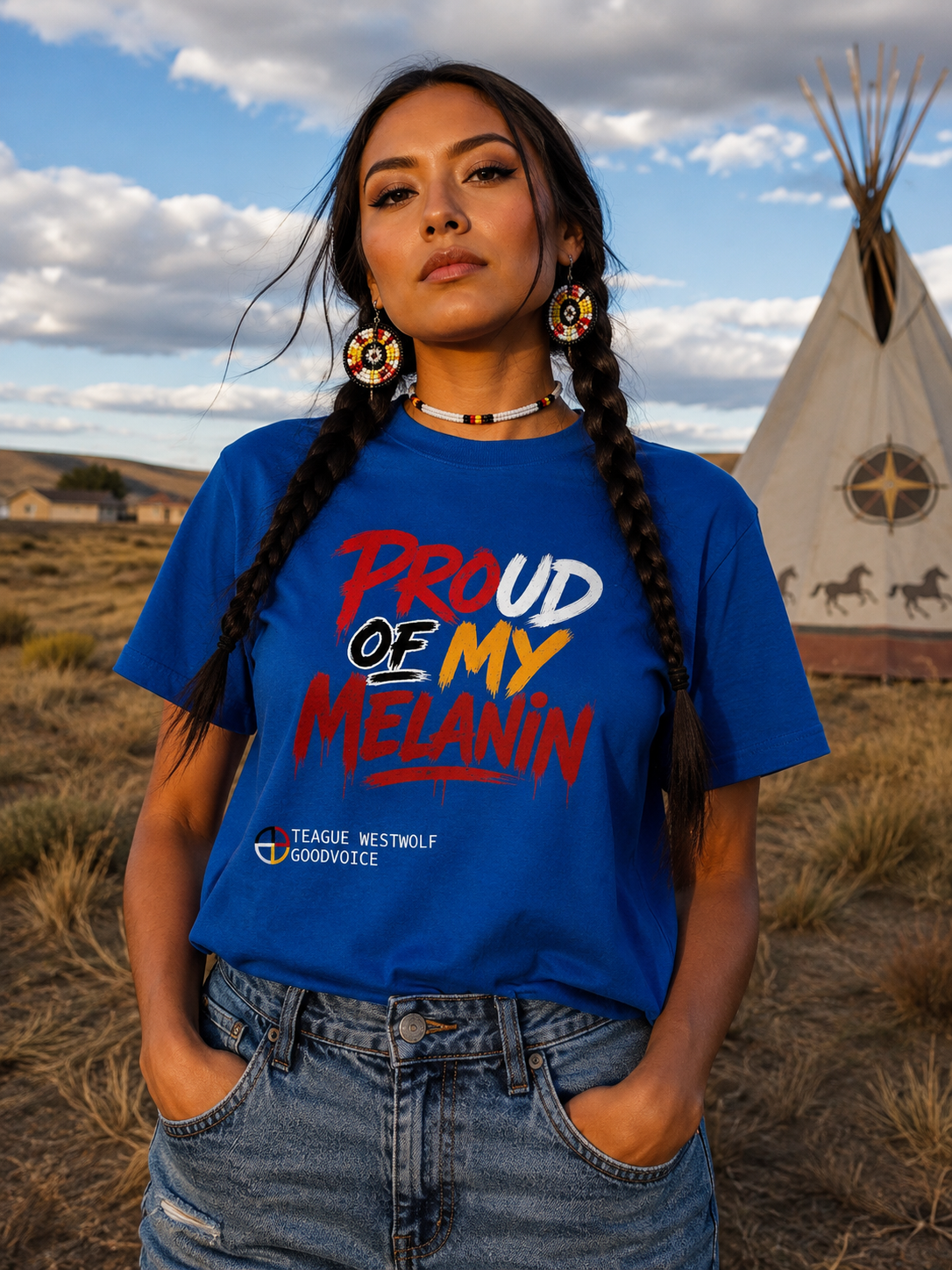 “Proud of my Melanin” Tee - Regular Fit 5051