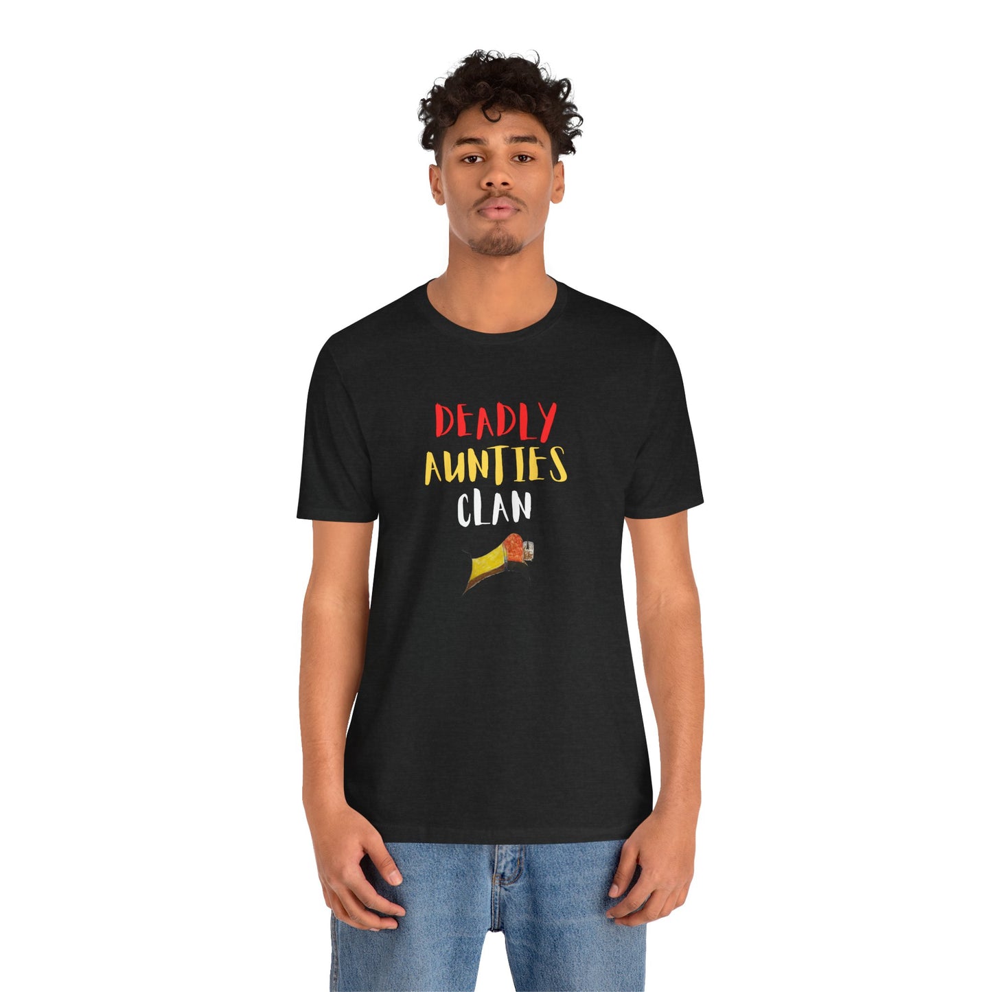 Version 2 -Deadly Aunties Clan - Blackfoot Ledger Art -  by Teague WestWolf GoodVoice - Unisex Tee