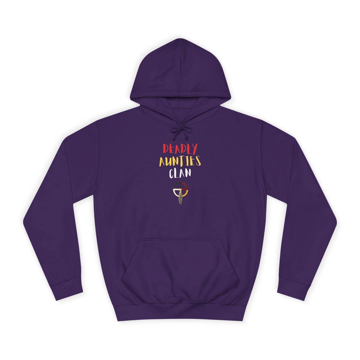 Deadly Aunties Clan - Unisex College Hoodie