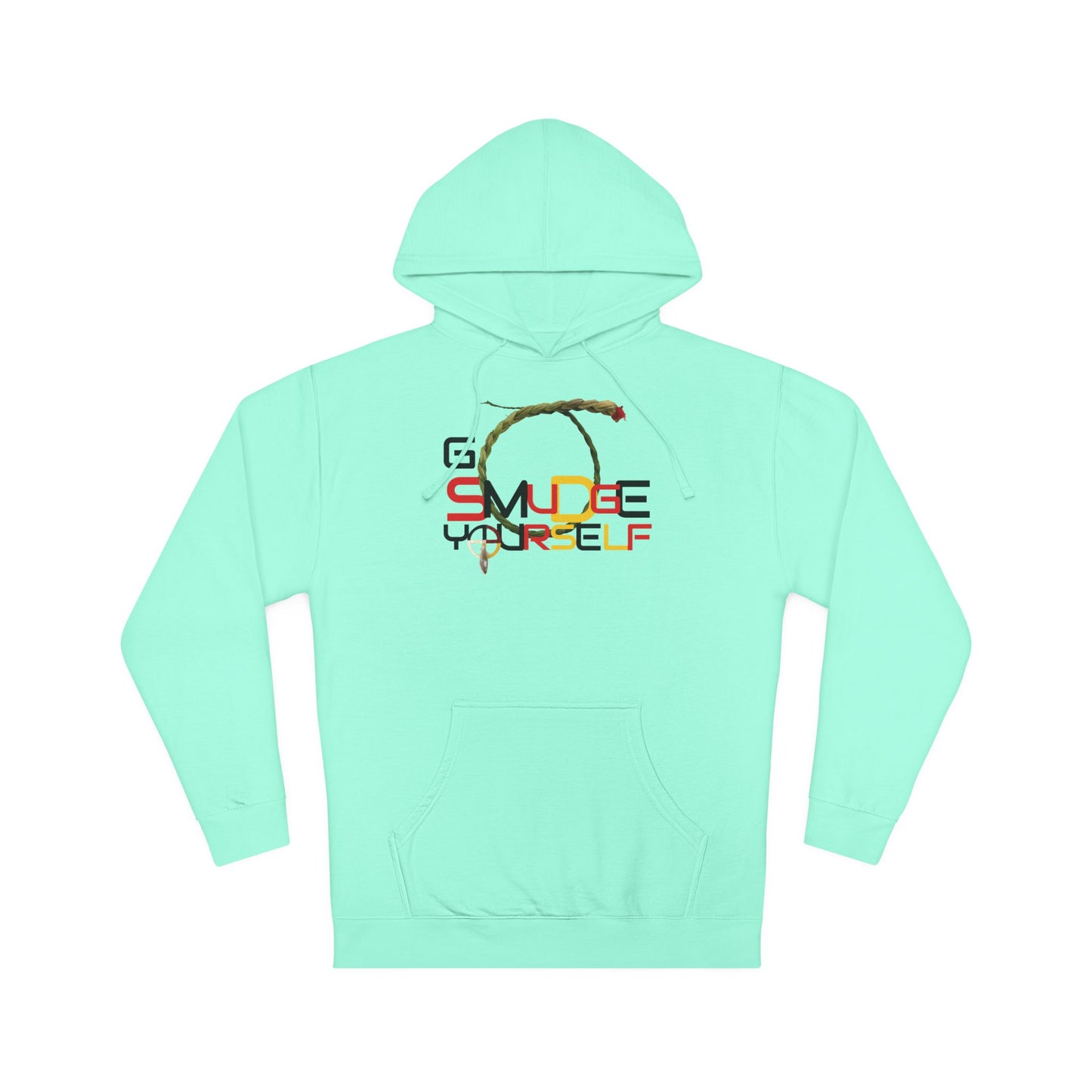 406WholeSale - Go Smudge YourSelf Medicine Wheel - Unisex Hooded Sweatshirt