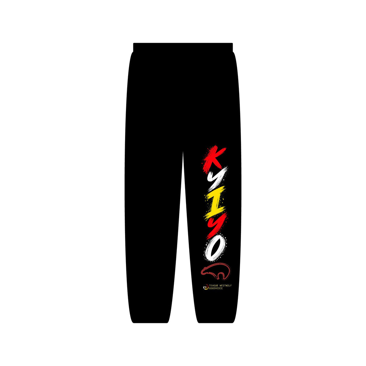 Kiyo Vertical Logo Sweatpants — Minimal Streetwear Joggers