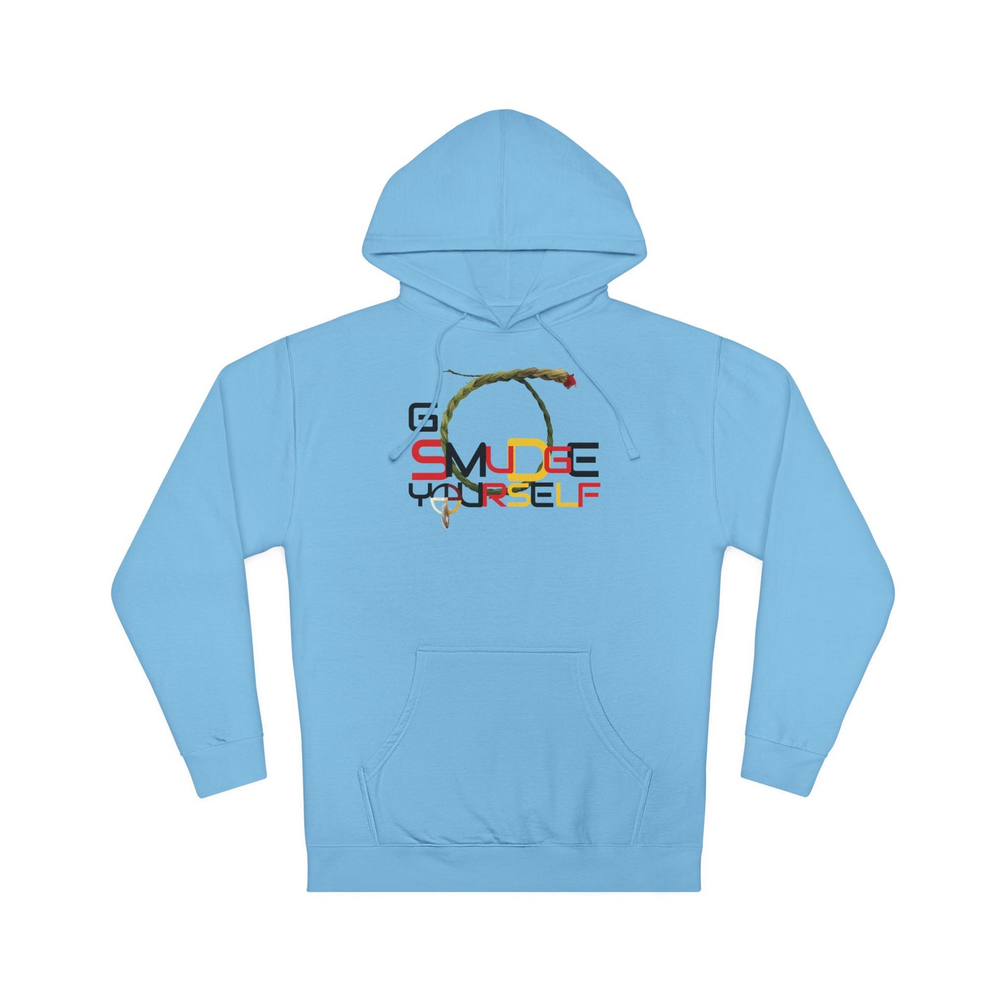406WholeSale - Go Smudge YourSelf Medicine Wheel - Unisex Hooded Sweatshirt