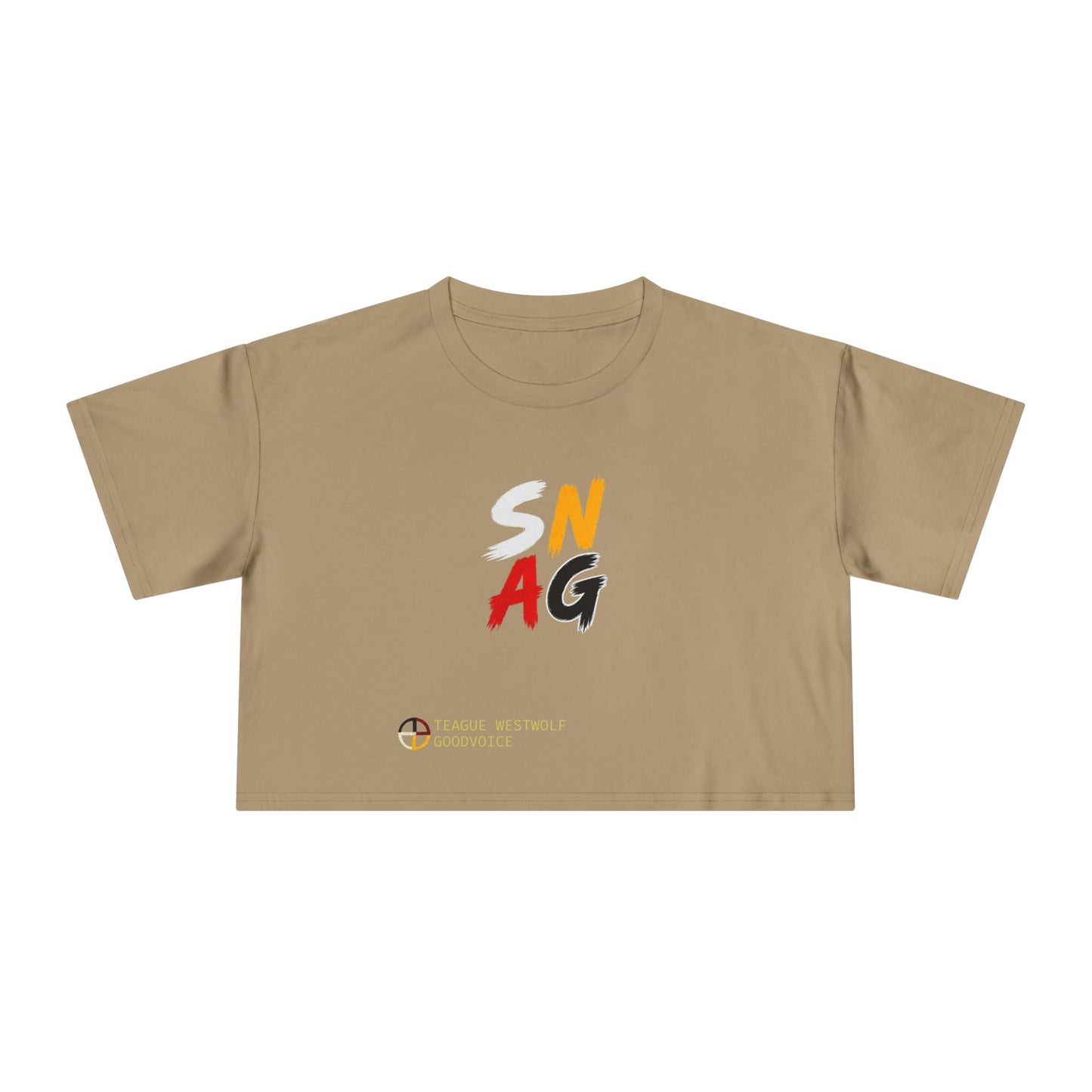 SNAG Graphic Crop Tee — Women's Urban Streetwear Top