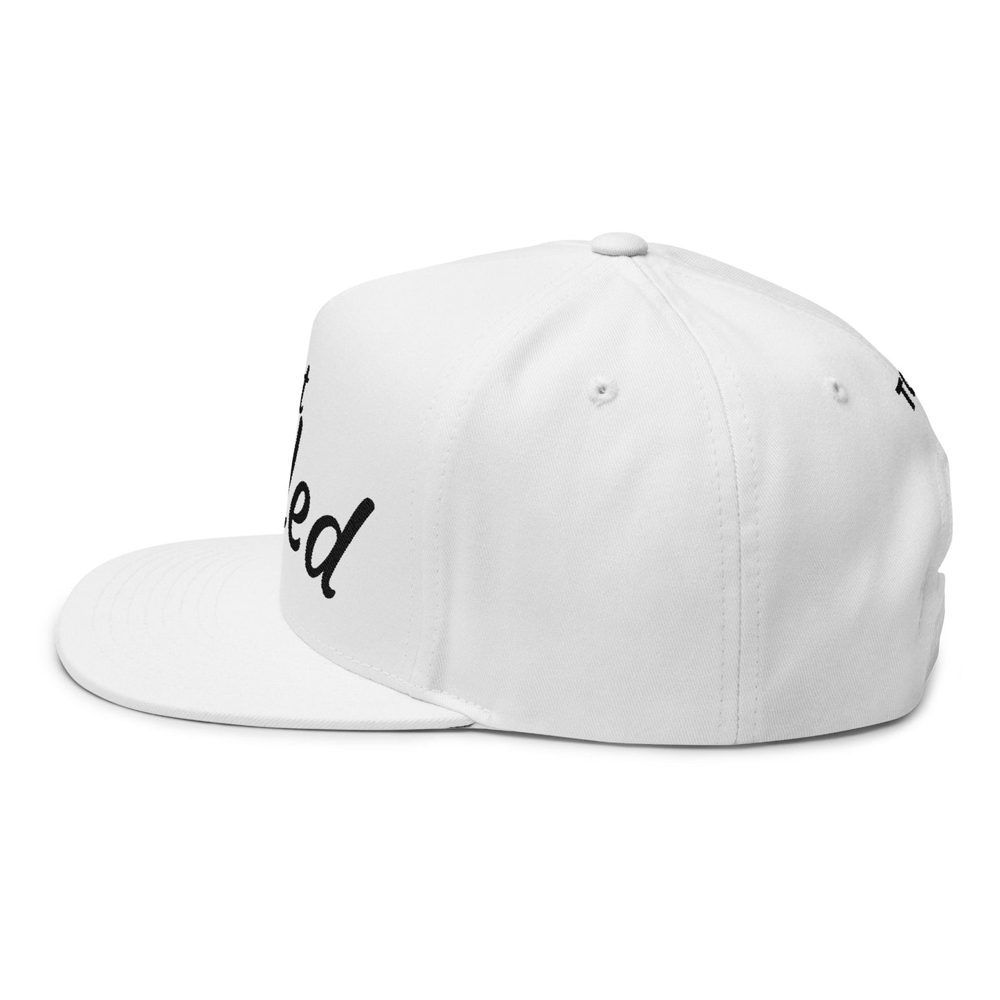 Flat Bill Cap — "Get Uncled" Embroidered Snapback Hat
