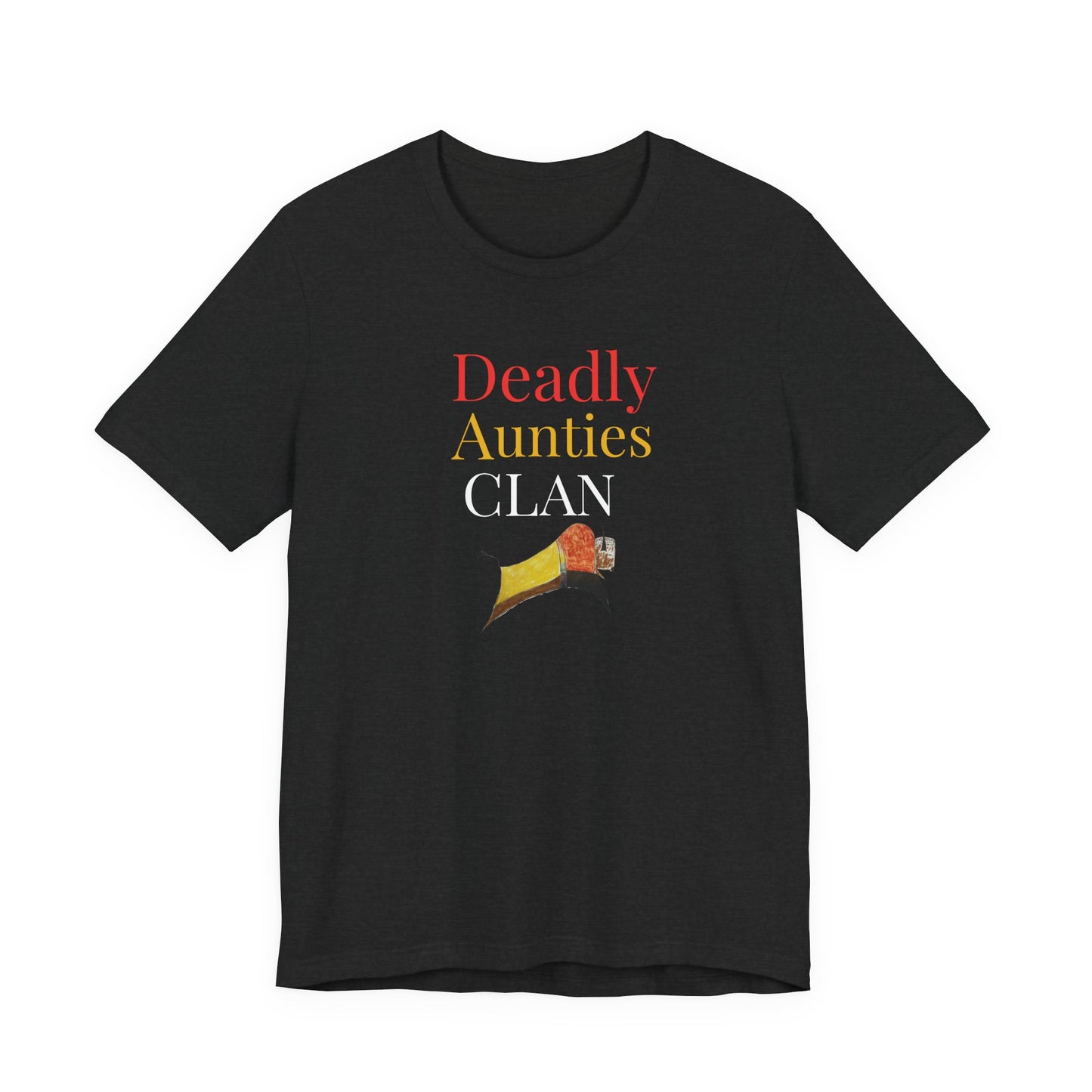 Version 1 - Deadly Aunties Clan - Blackfoot Ledger Art -  by Teague WestWolf GoodVoice - Unisex Tee