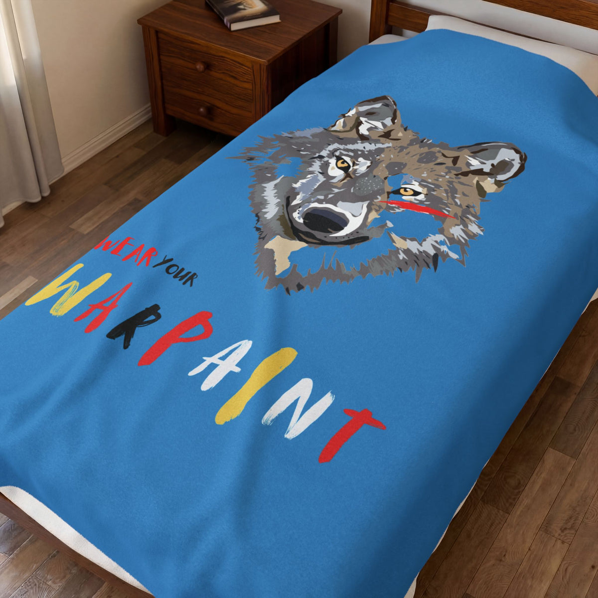 Wear Your WarPaint - Velveteen Plush Blanket
