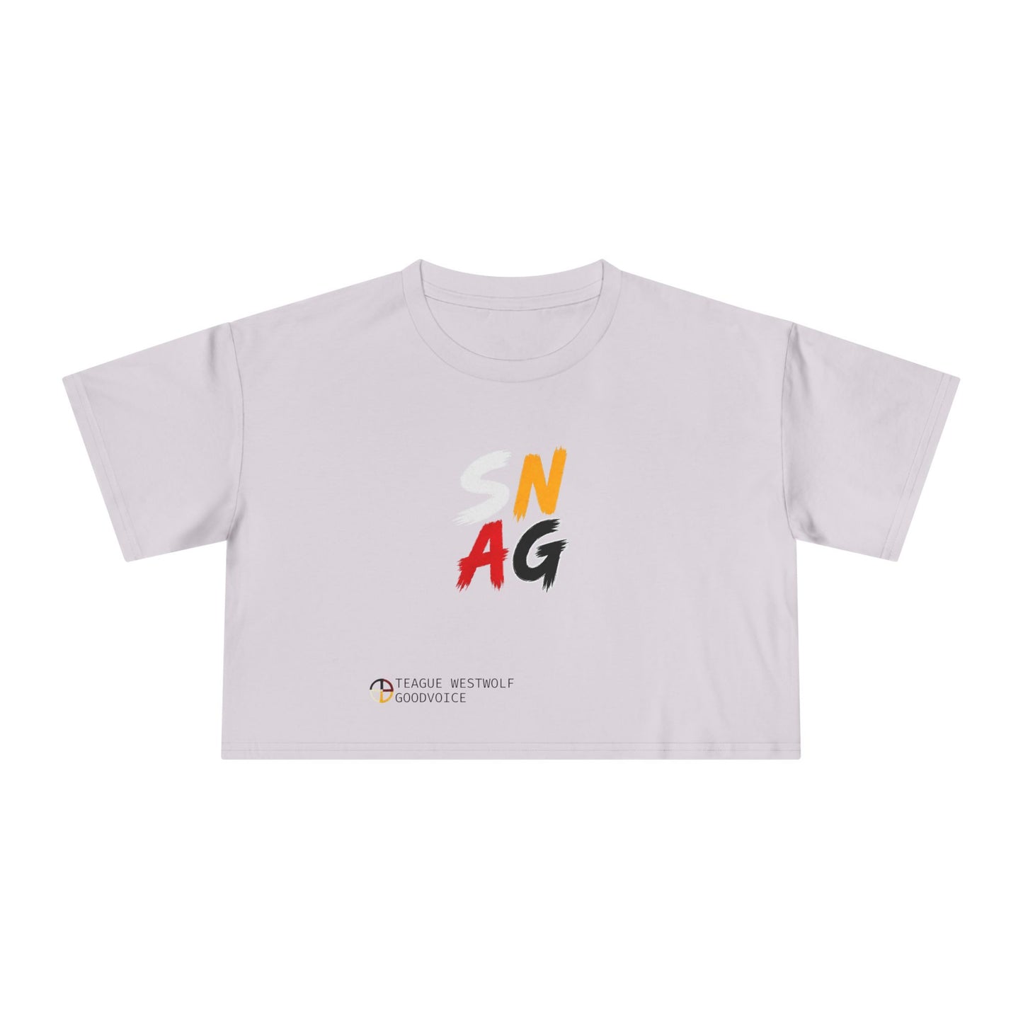 SNAG Graphic Crop Tee — Women's Urban Streetwear Top