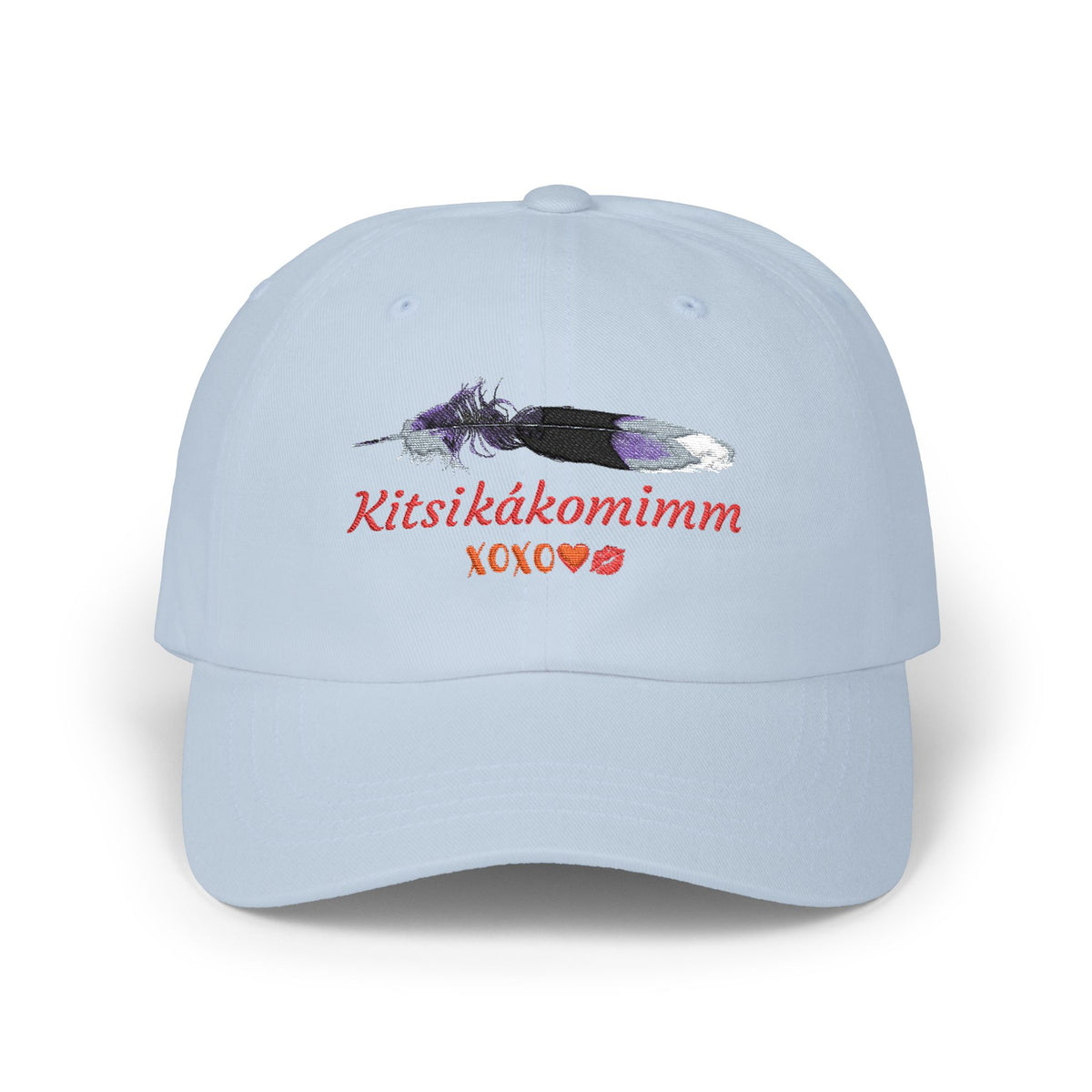 Kitsikákomimm Blackfoot word for “I Love You” Embroidery Dad Hat