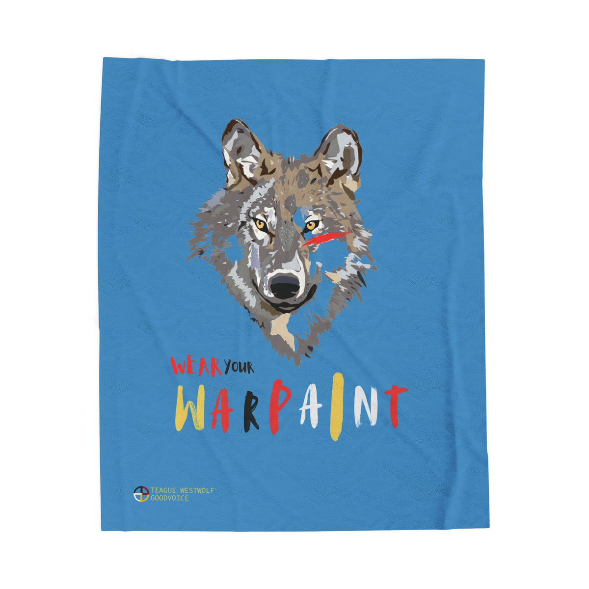 Wear Your WarPaint - Velveteen Plush Blanket