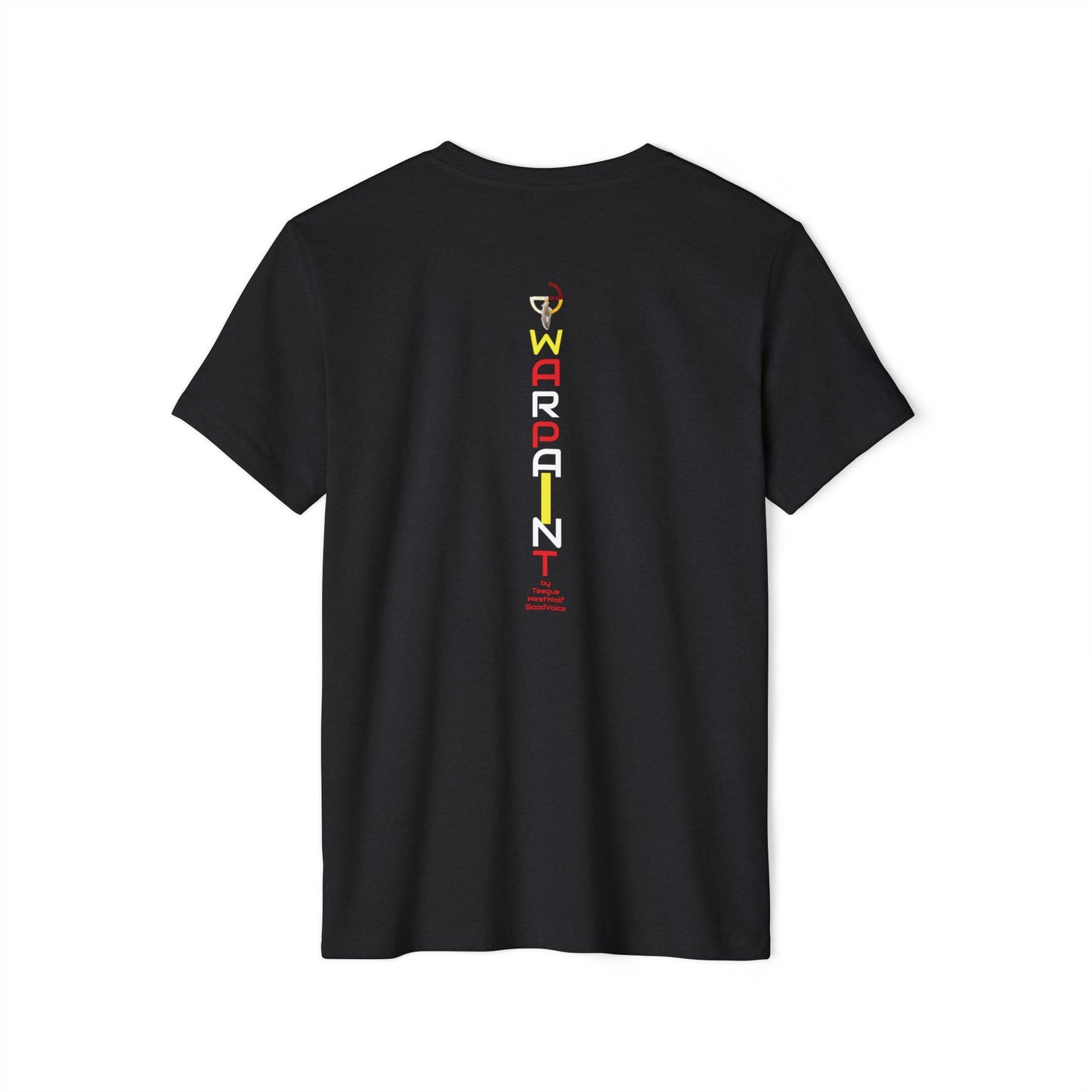 Wear Your WarChief - Piitaaki (Eagle Woman - Lily Gladstone) of the Siksikaitsitapi (Blackfoot Speaking Real People) - Unisex Recycled Organic T-Shirt