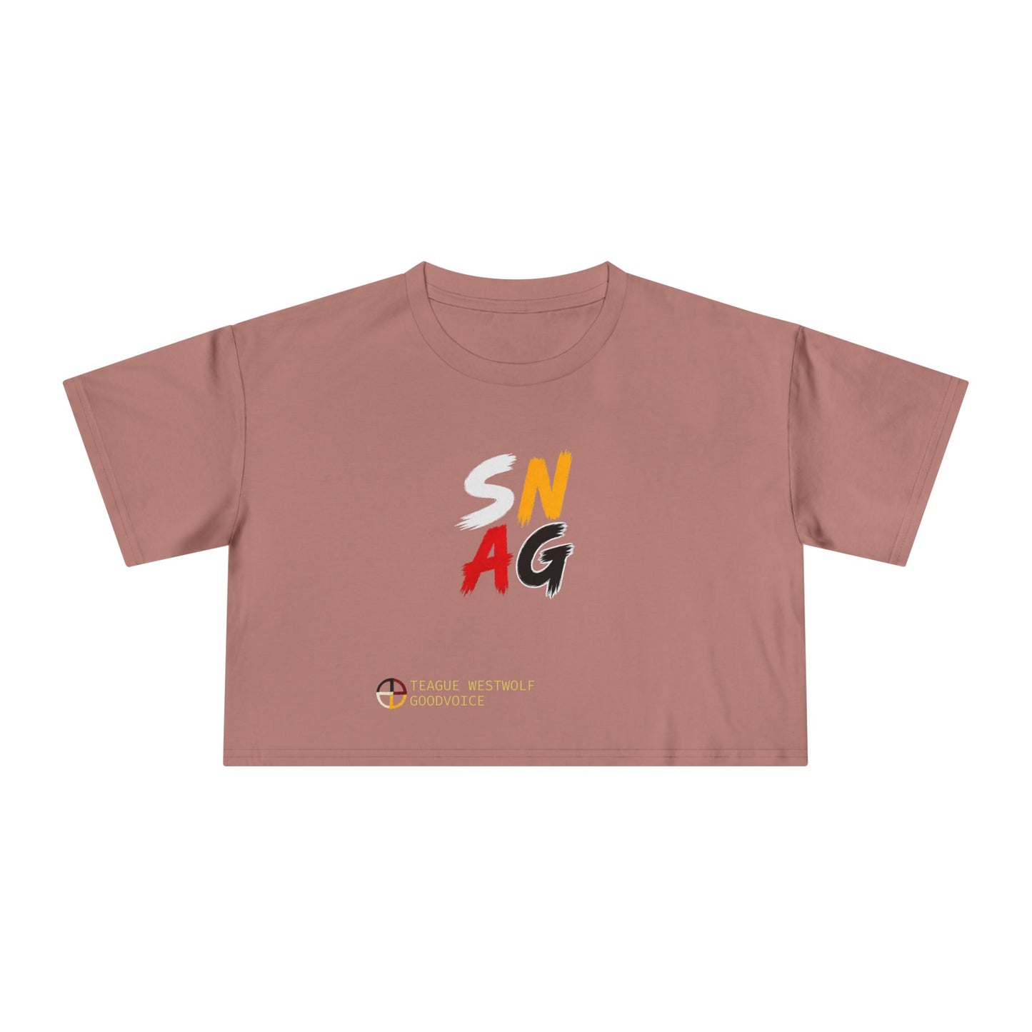 SNAG Graphic Crop Tee — Women's Urban Streetwear Top