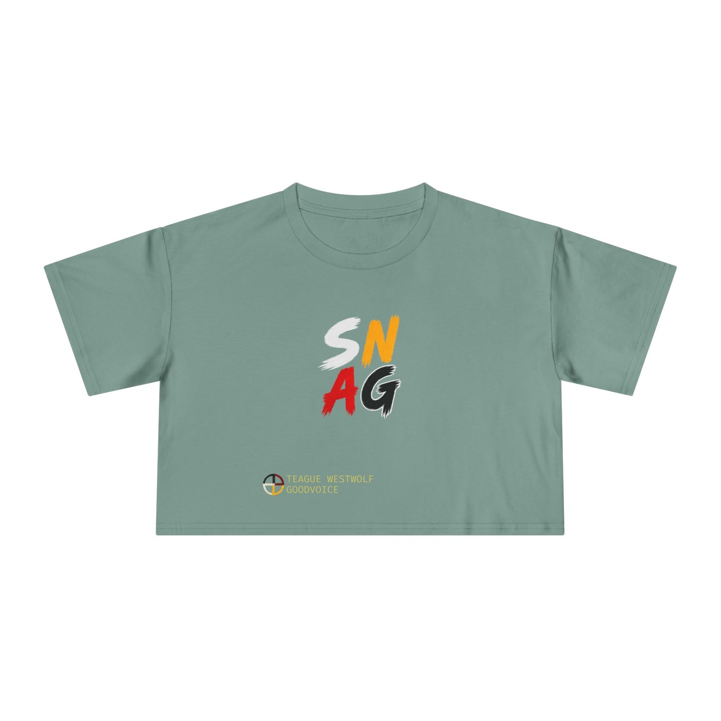 SNAG Graphic Crop Tee — Women's Urban Streetwear Top