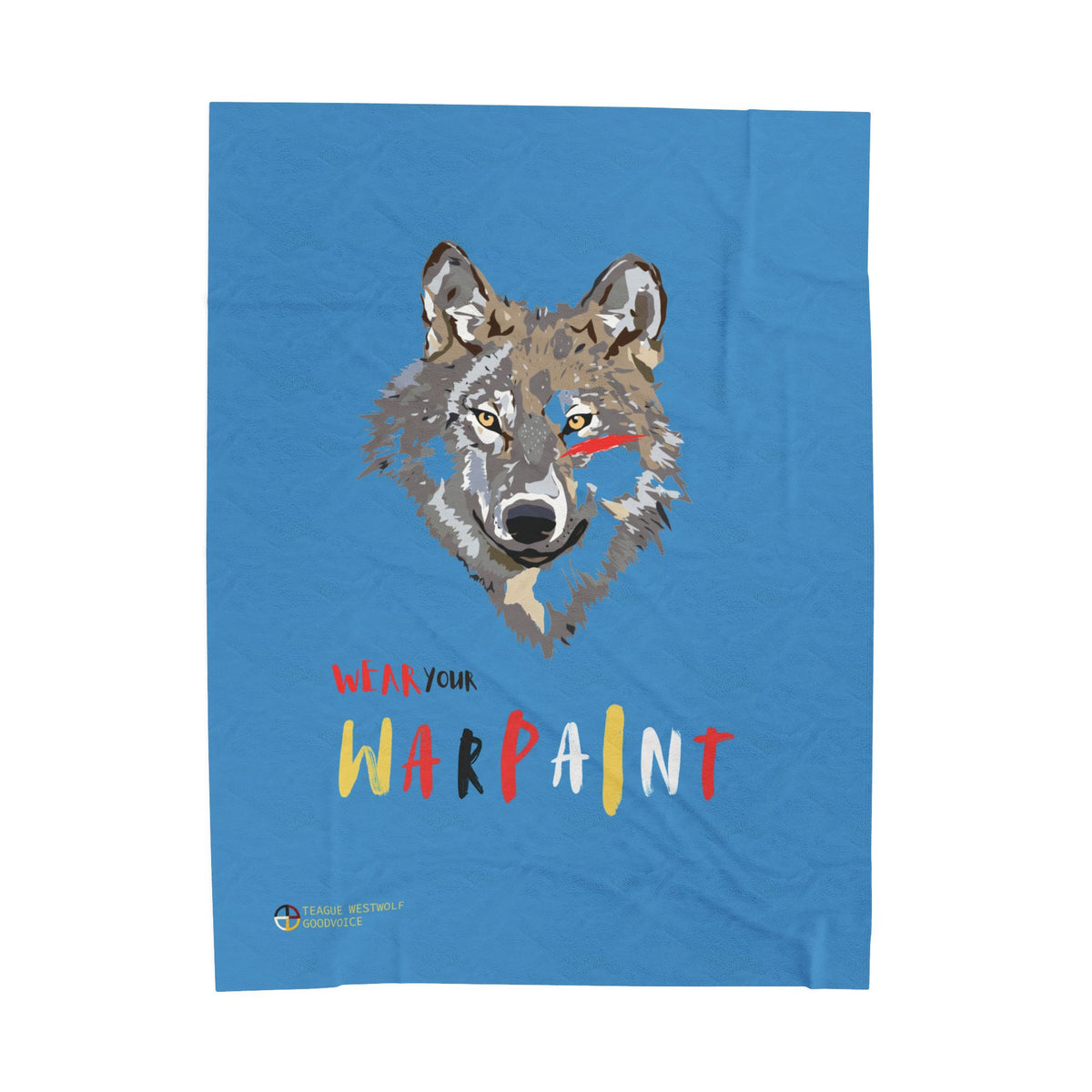 Wear Your WarPaint - Velveteen Plush Blanket