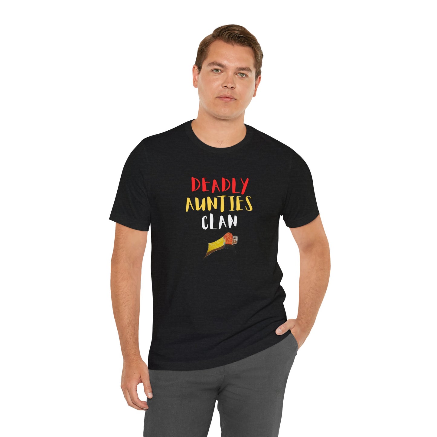 Version 2 -Deadly Aunties Clan - Blackfoot Ledger Art -  by Teague WestWolf GoodVoice - Unisex Tee