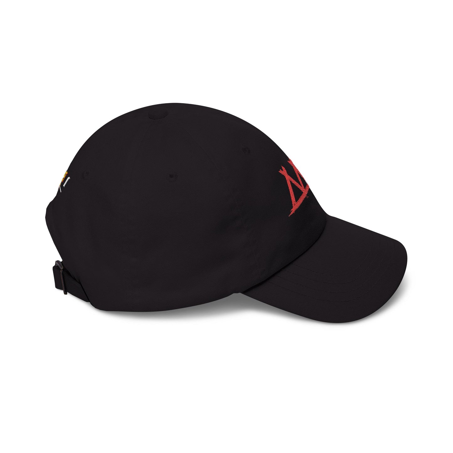 Dad Cap with Red Triple-Tipis Sketch Embroidery