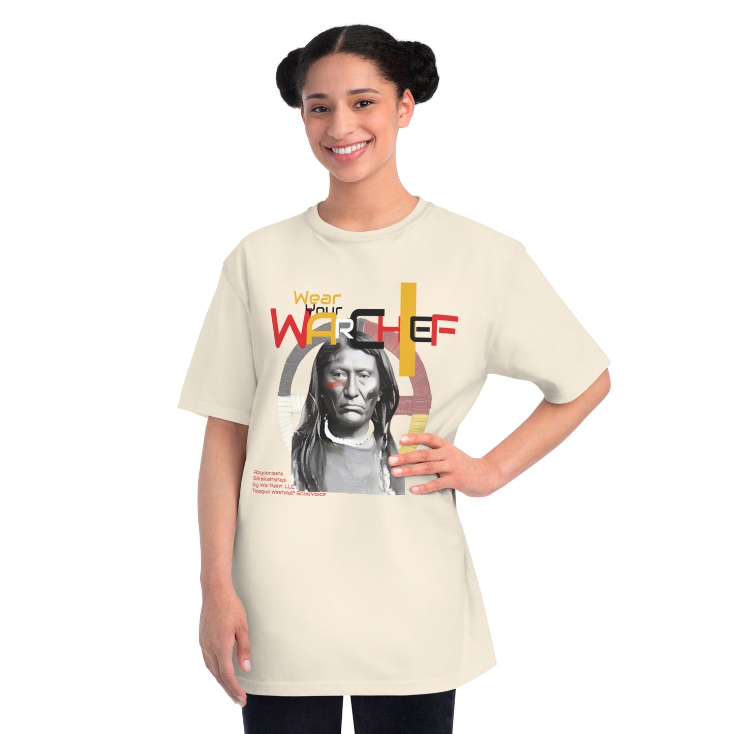 WearYourWarChief - Chief White Calf - Organic Unisex Classic T-Shirt