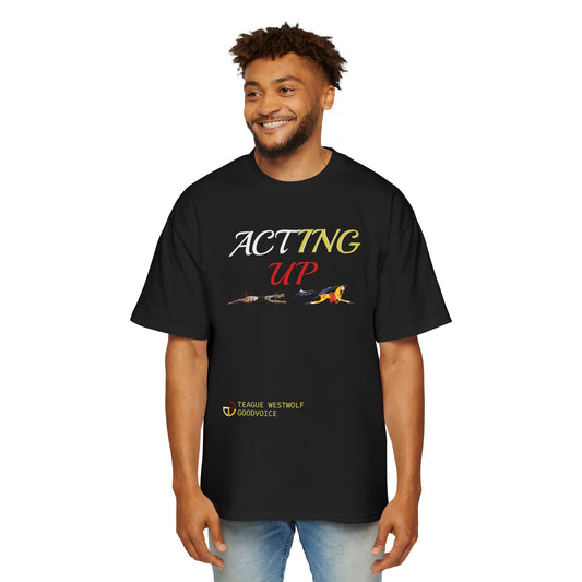 406Wholesale 5080 OVERSIZED - MSRP: $40 - Acting Up Medicine Wheel - Men's Oversized Graphic Tee