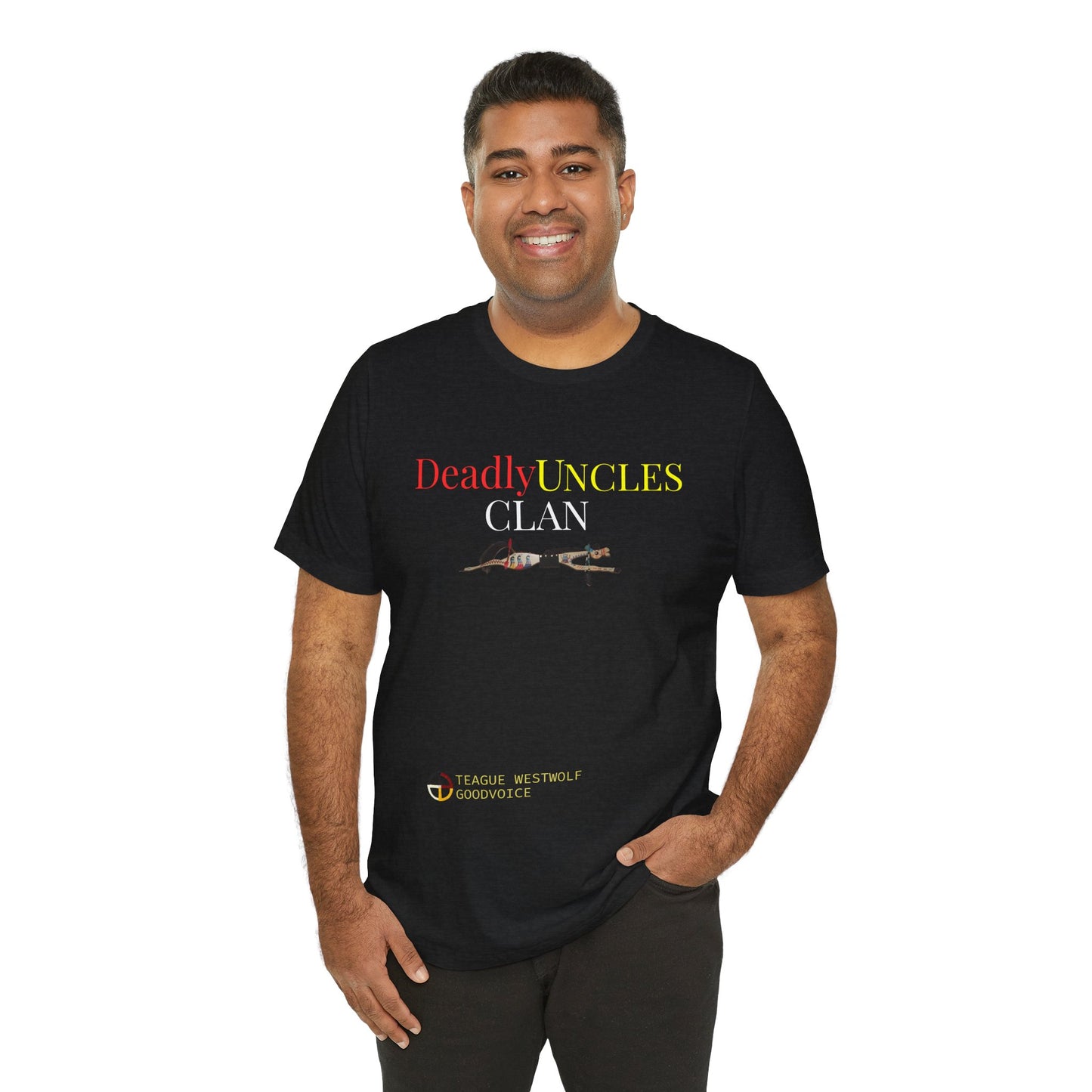 Deadly Uncles Clan Unisex Tee by Teague WestWolf GoodVoice Playfair
