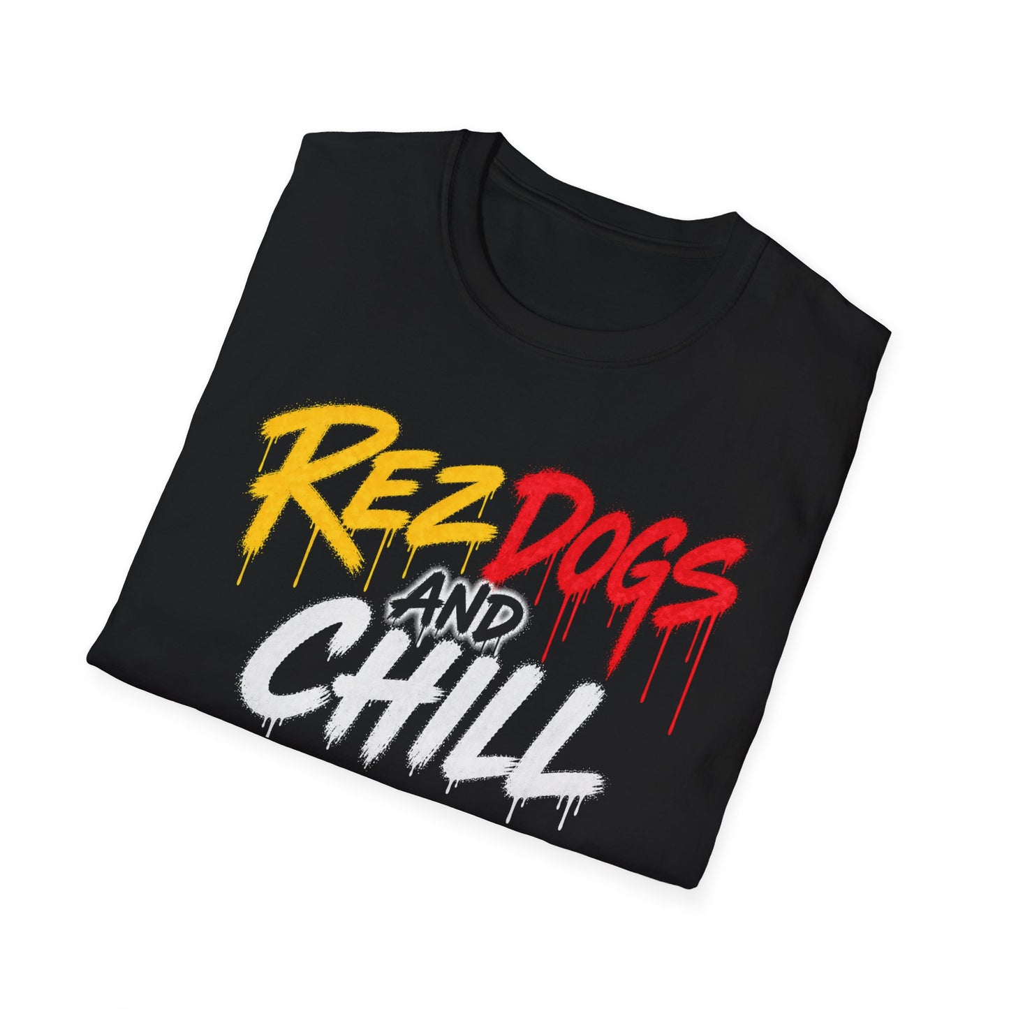 406WholeSale - MSRP $40 - Rez Dogs and Chill by Teague WestWolf GoodVoice T-Shirt