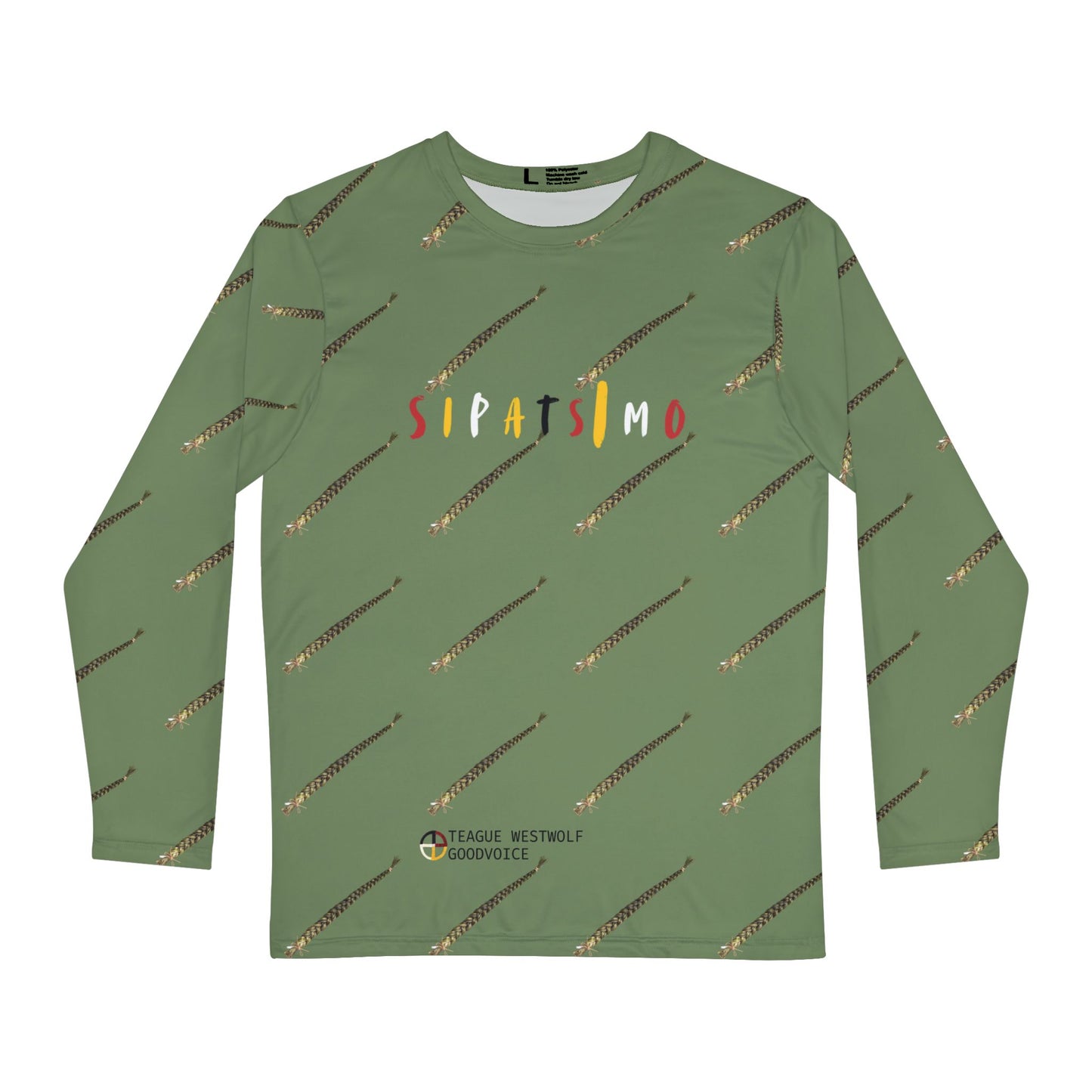 Sipatsimo (Sweet Grass in Blackfoot language) Long Sleeve Shirt
