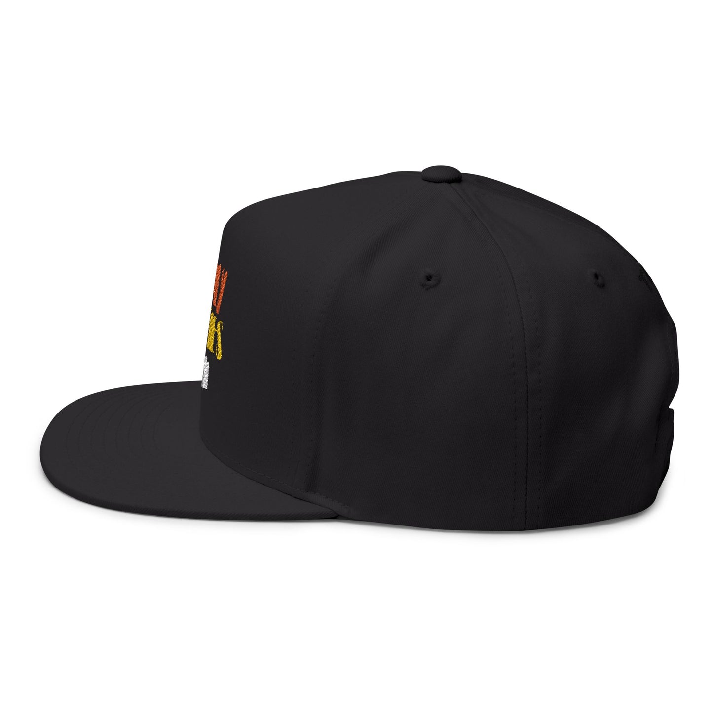 Flat Bill Cap — "Deadly Aunties Clan" Embroidered Snapback Hat