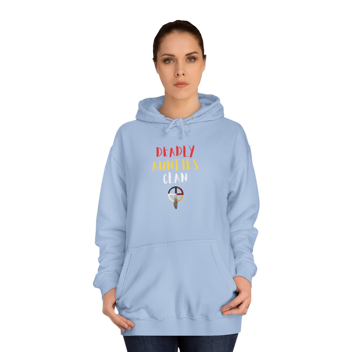 Deadly Aunties Clan - Unisex College Hoodie