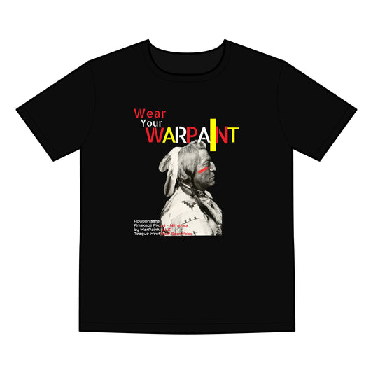 406WholeSale - ASColor5051 - TwoGuns(Blackfoot Chief) - WarPaintBack - Final - Men's Basic Tee
