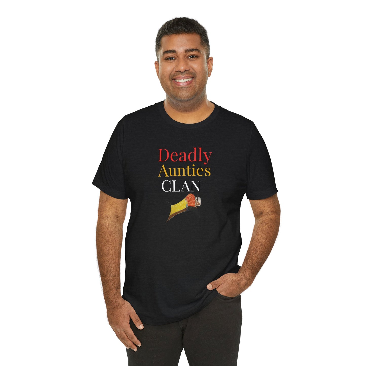Version 1 - Deadly Aunties Clan - Blackfoot Ledger Art -  by Teague WestWolf GoodVoice - Unisex Tee