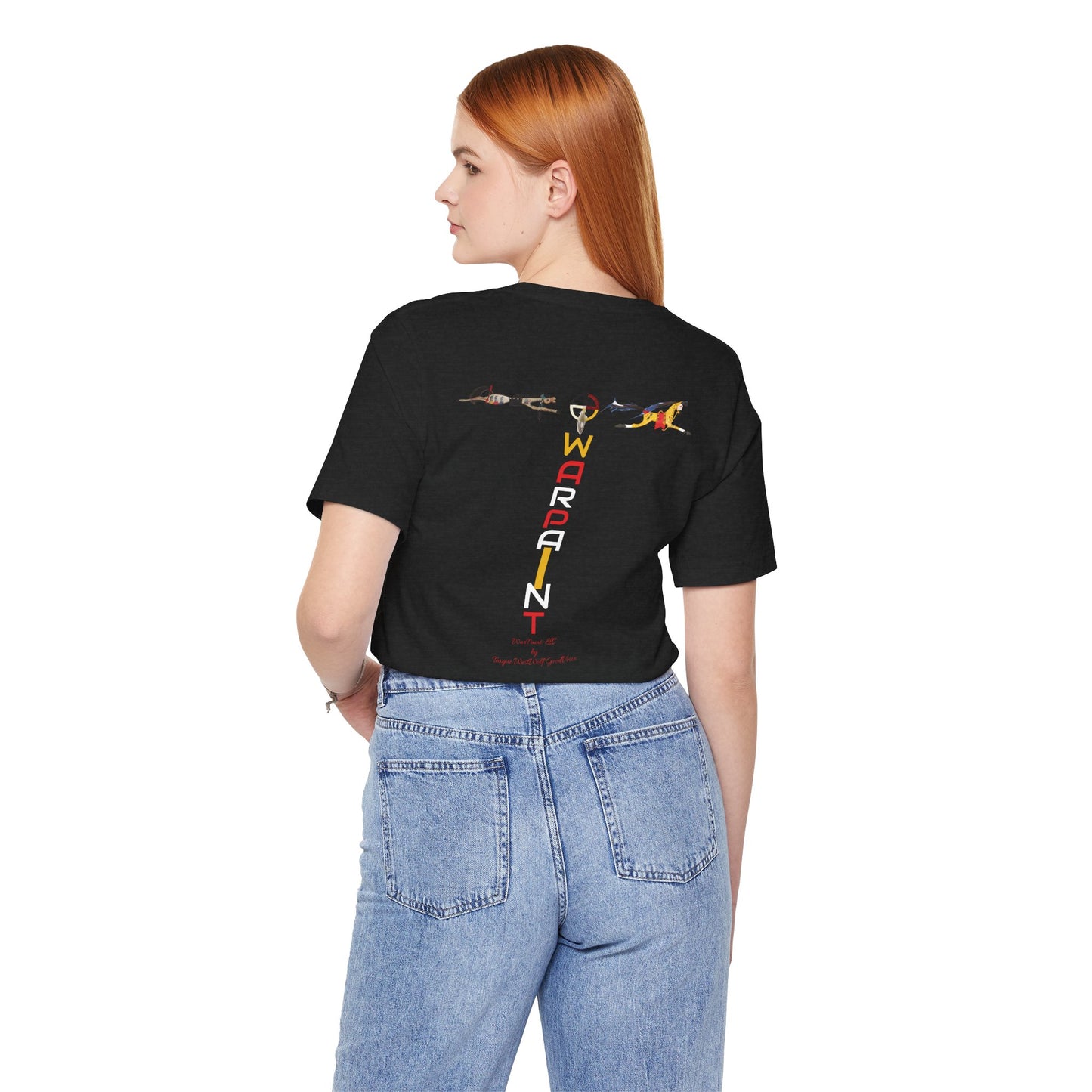 Version 1 - Deadly Aunties Clan - Blackfoot Ledger Art -  by Teague WestWolf GoodVoice - Unisex Tee