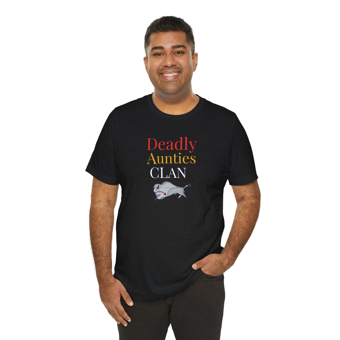 Deadly Aunties Clan - Blackfoot Ledger Art -  by Teague WestWolf GoodVoice - Unisex Tee