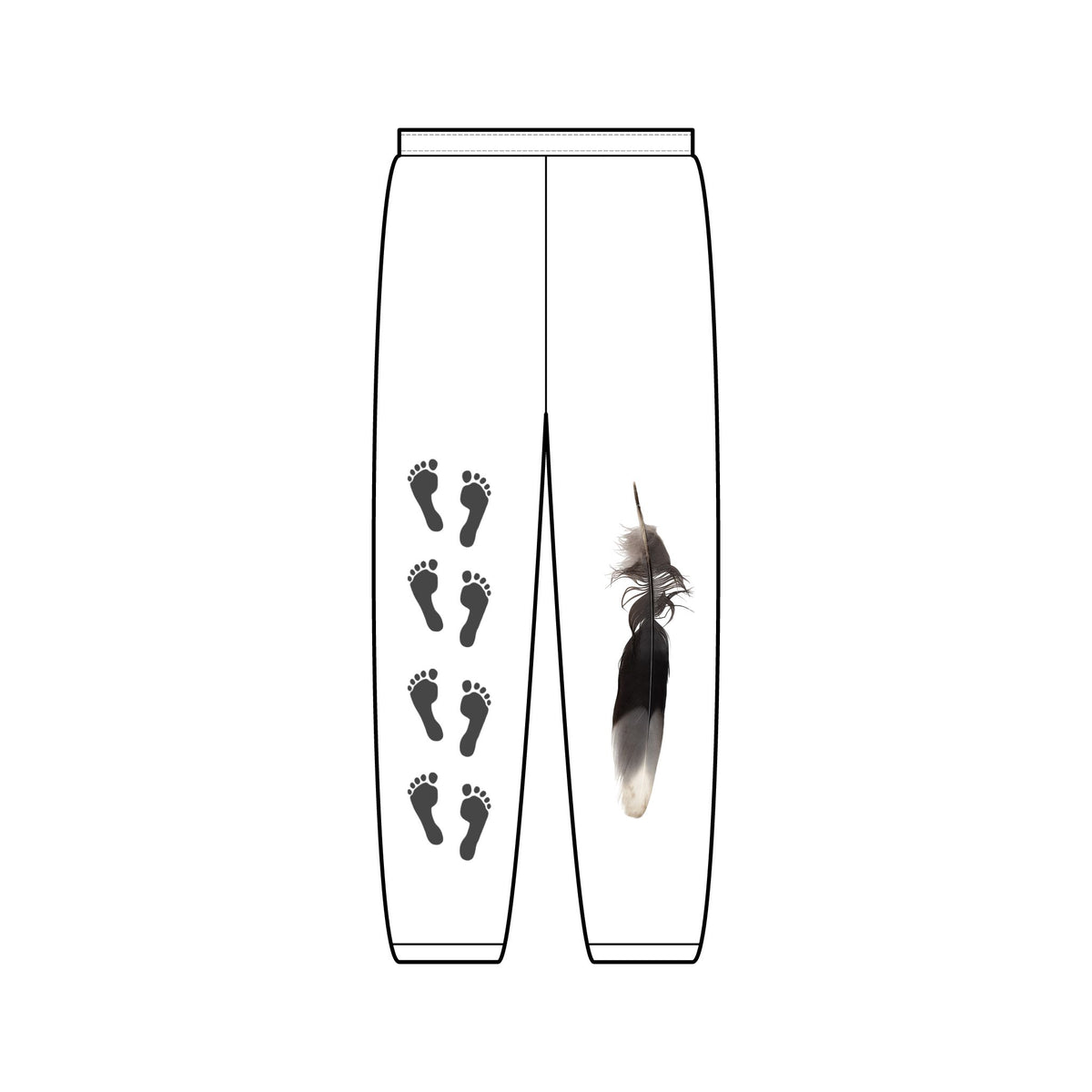 Kiyo Vertical Logo Sweatpants — Minimal Streetwear Joggers