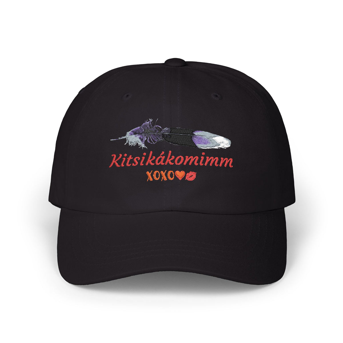 Kitsikákomimm Blackfoot word for “I Love You” Embroidery Dad Hat