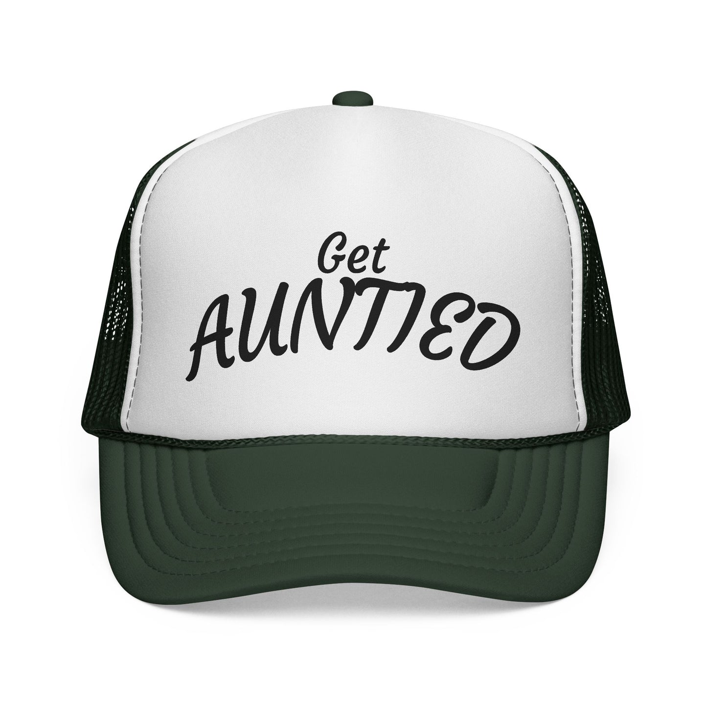 Get Auntie'd Trucker Hat - by Teague WestWolf GoodVoice