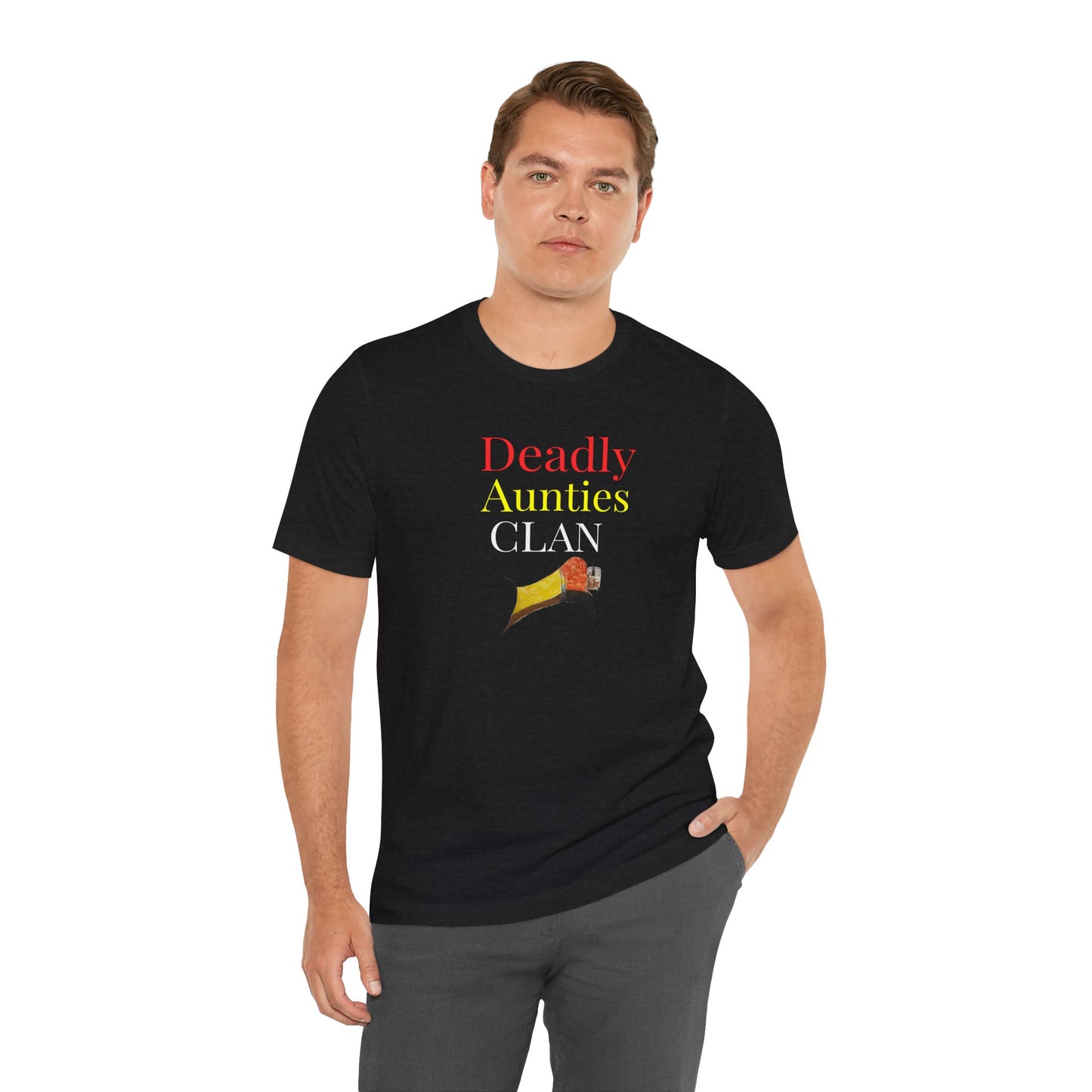 Deadly Aunties Clan - Blackfoot Ledger Art -  by Teague WestWolf GoodVoice - Unisex Tee
