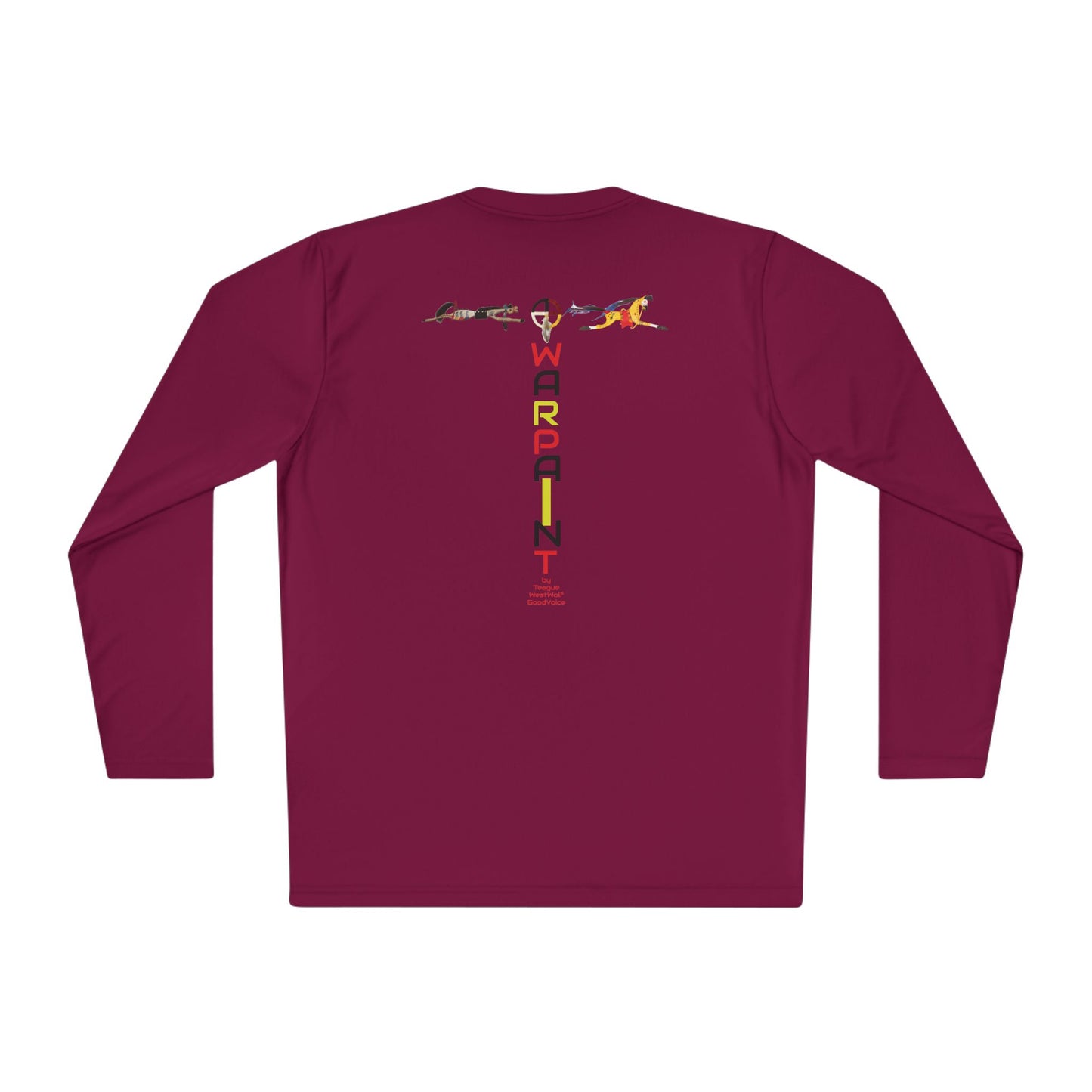 Summer WarPaint Logo W/WarPaint Alt Logo on Back - Unisex Lightweight Long Sleeve Tee